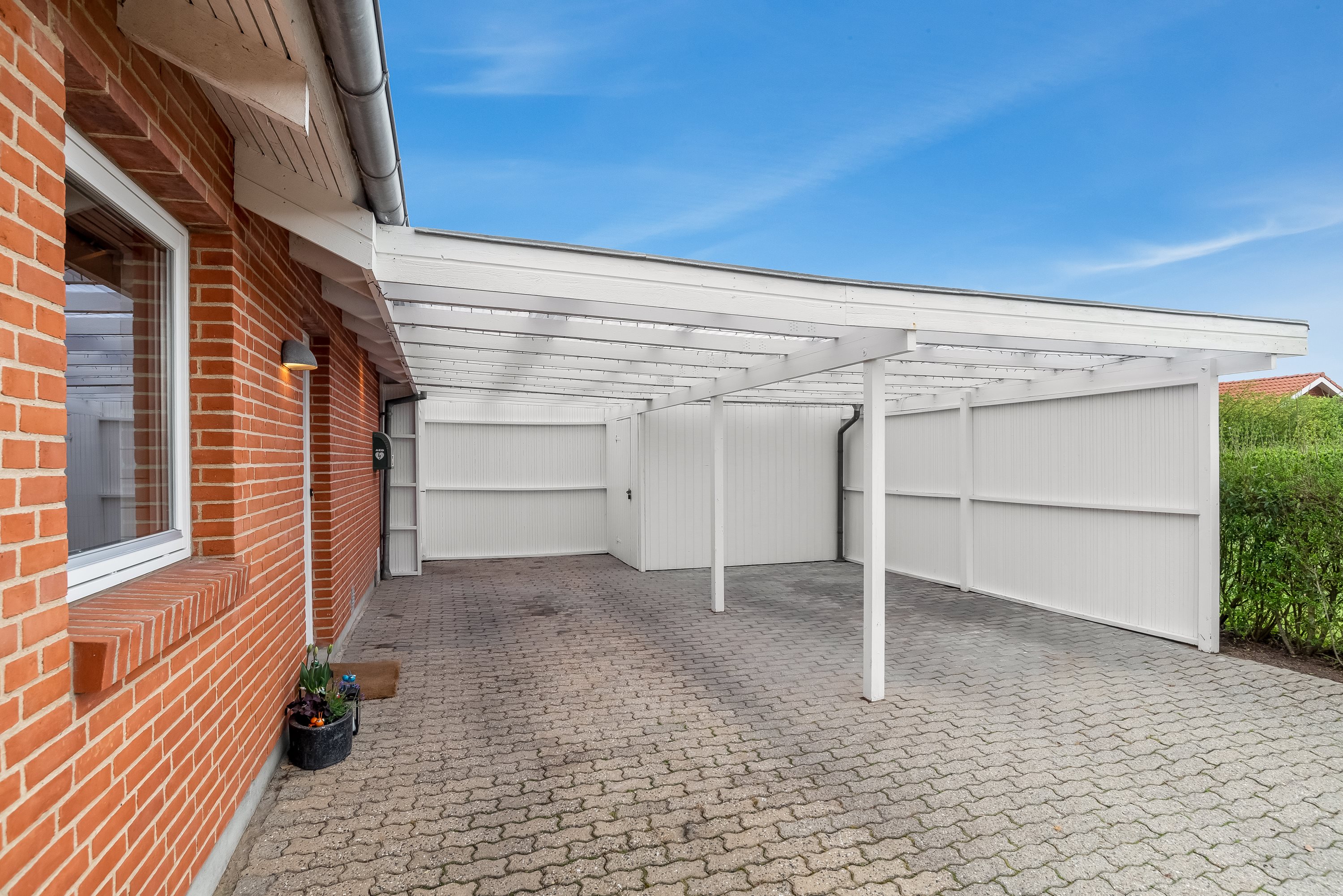 Fremhævet carport billede i fuldskærmstilstand. Billede af Knud Aggers Vej 61, 7500 Holstebro