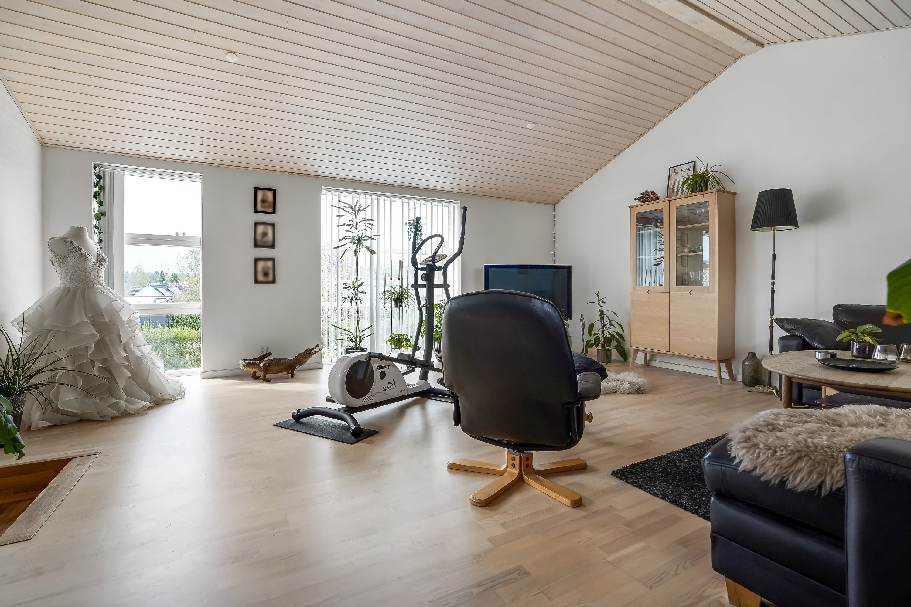 Fremhævet stue billede i fuldskærmstilstand. Billede af Hasselvej 4, Lunghøj, 5591 Gelsted