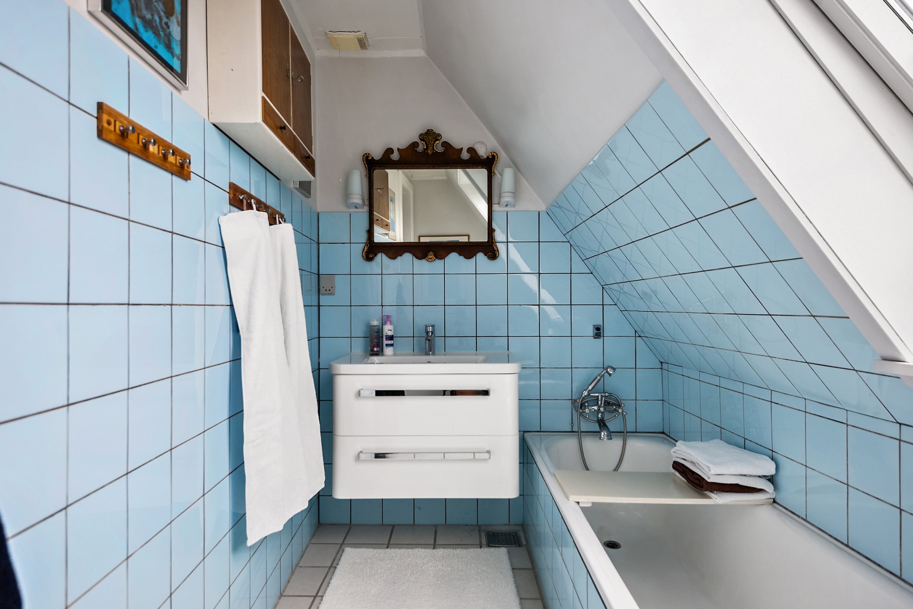 Fremhævet badeværelse billede i fuldskærmstilstand. Billede af Lærkevej 11, Hou, 8300 Odder