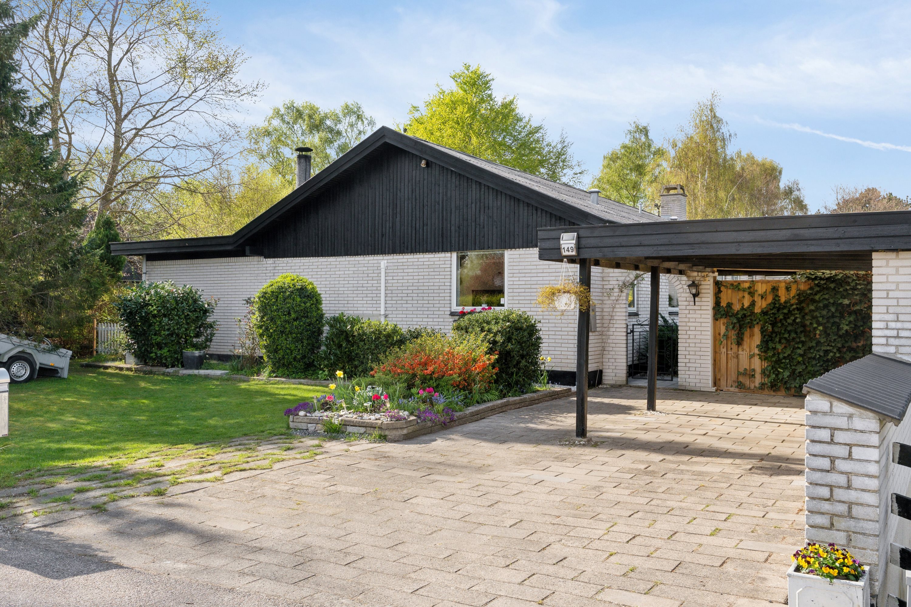 Miniaturebillede 2: set fra haven. Billede af Rørvigvej 149, 4500 Nykøbing Sj