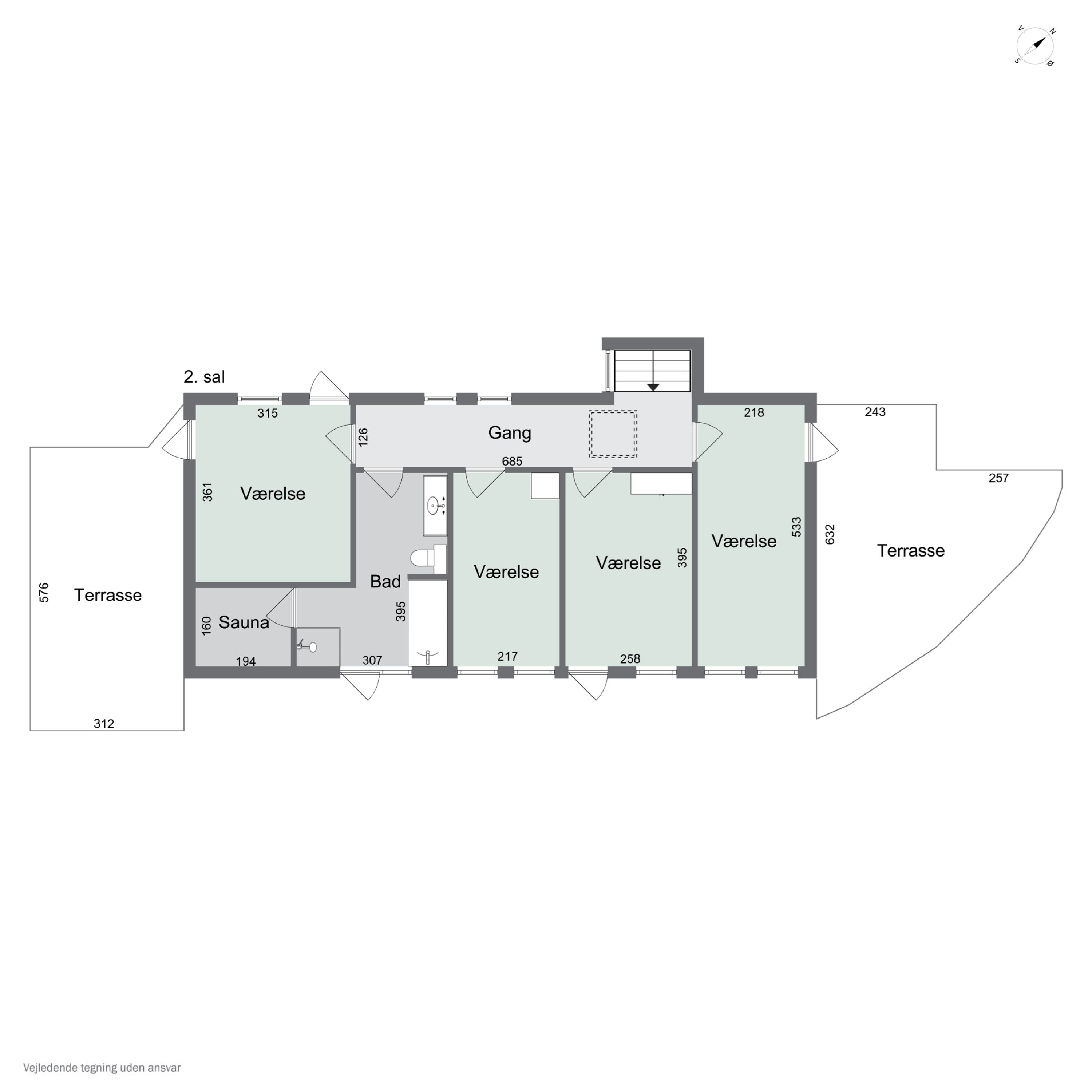 Plantegninger billede af Hedebyvej 6, 8600 Silkeborg