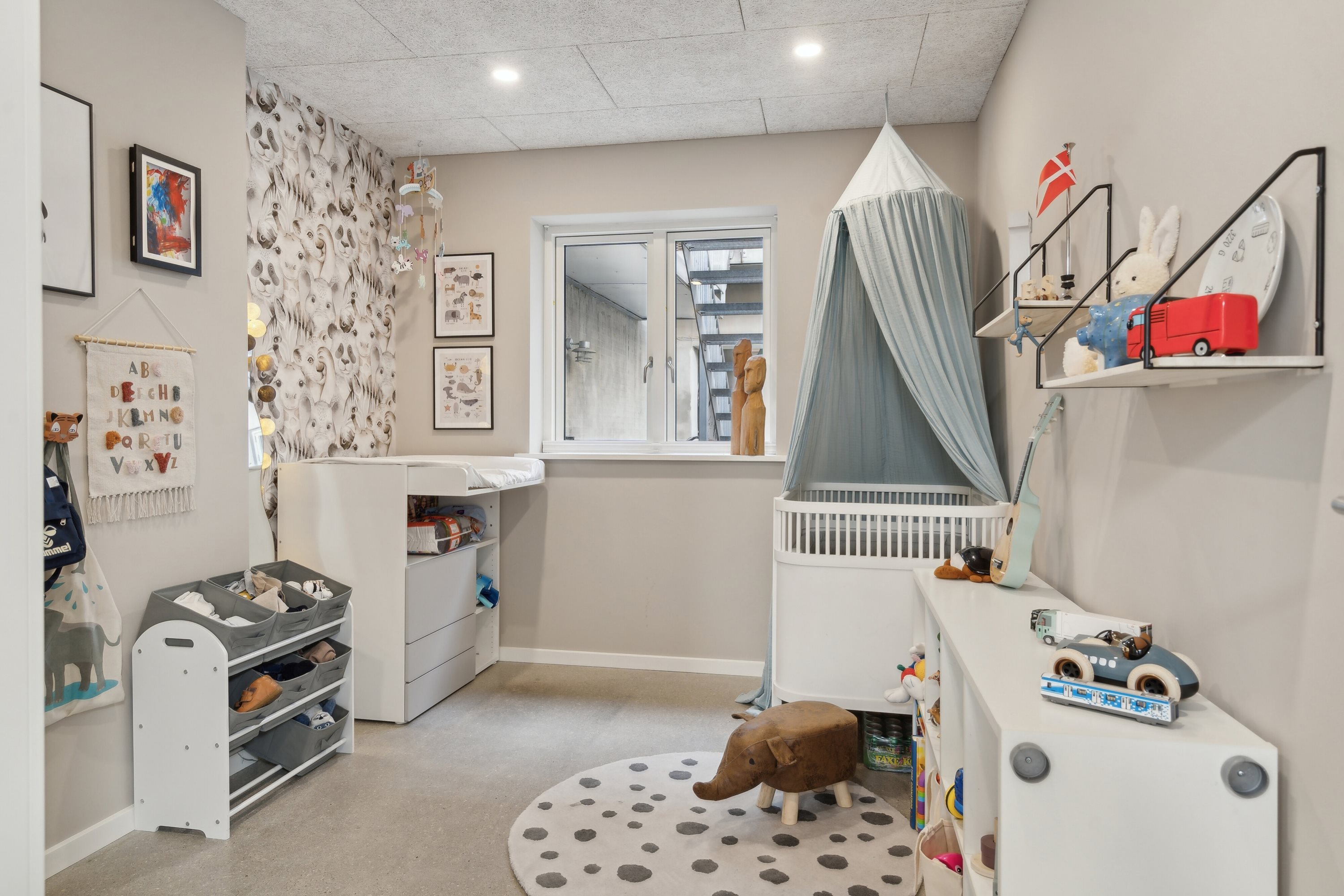 Fremhævet børneværelse billede i fuldskærmstilstand. Billede af Søndergade 24C, 5000 Odense C