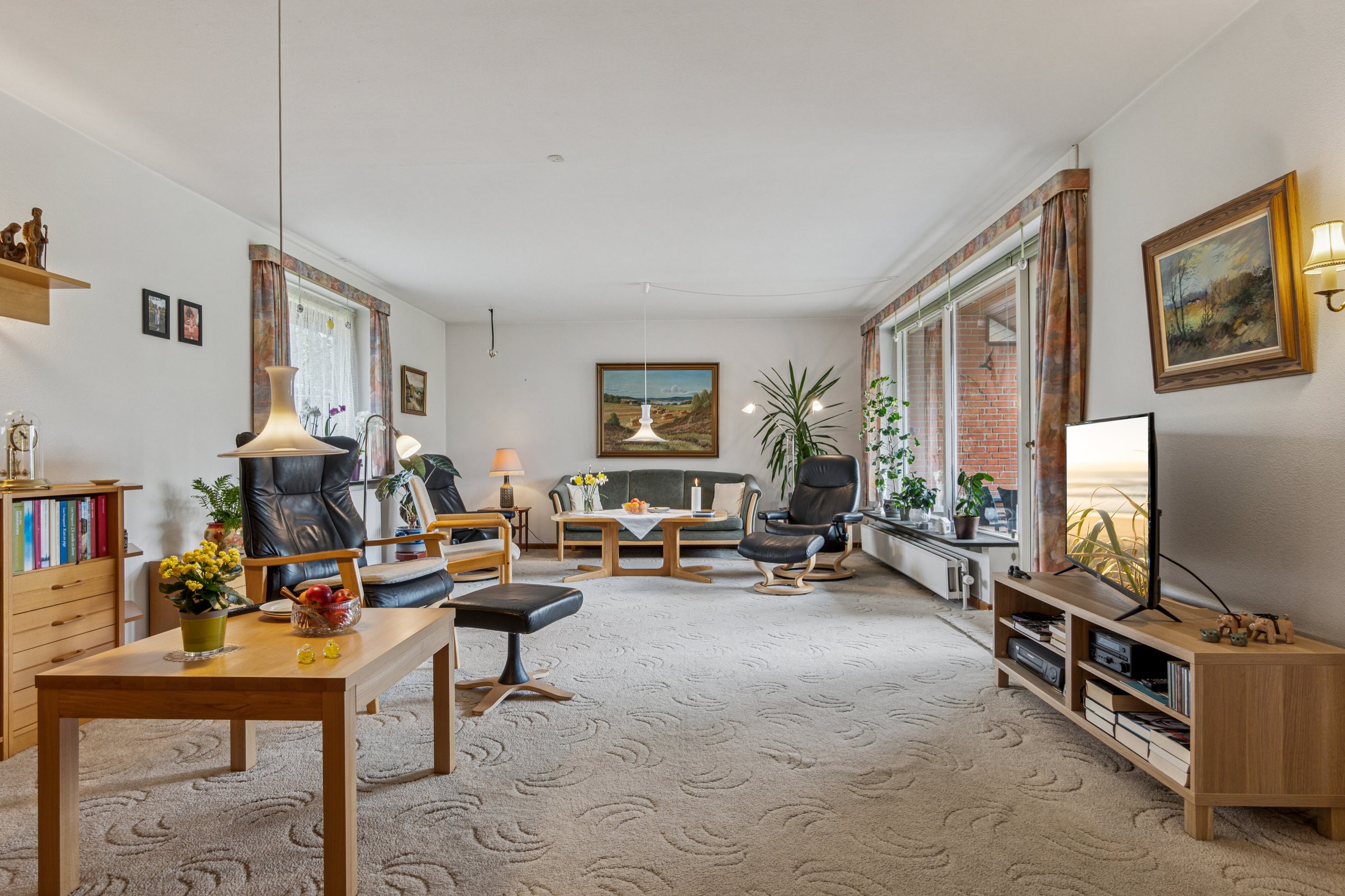 Fremhævet stue billede i fuldskærmstilstand. Billede af Ydbyvej 160, 7760 Hurup Thy