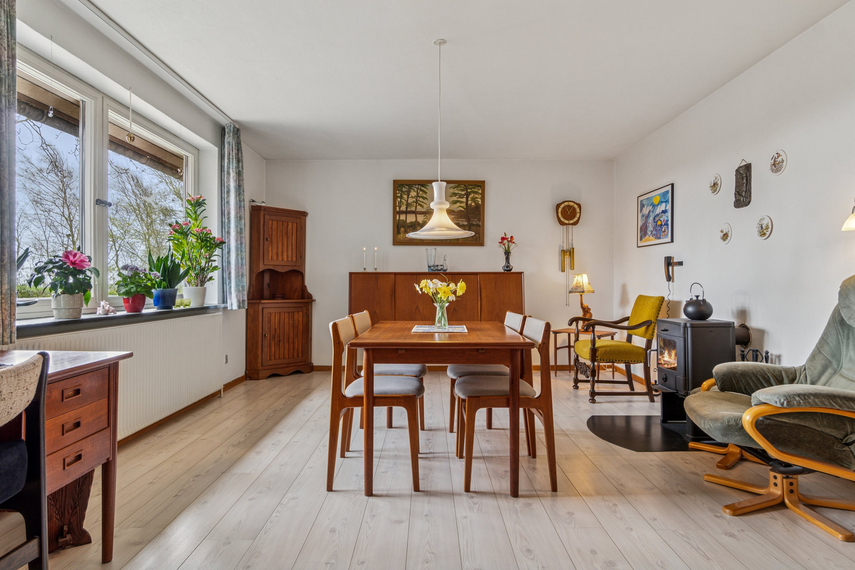 Fremhævet stue billede i fuldskærmstilstand. Billede af Ydbyvej 160, 7760 Hurup Thy