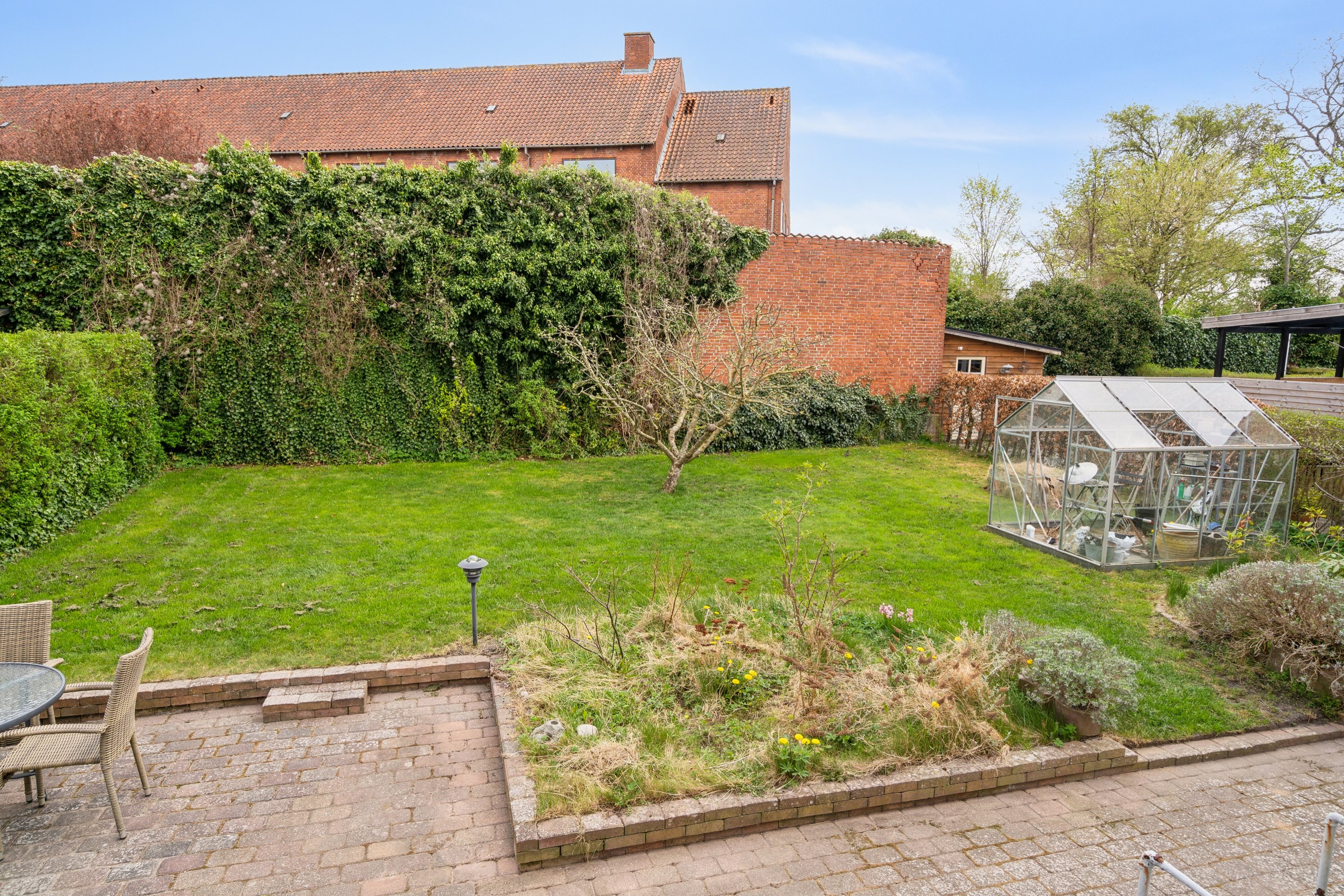 Fremhævet set fra haven billede i fuldskærmstilstand. Billede af Vinkældervej 17, 5000 Odense C