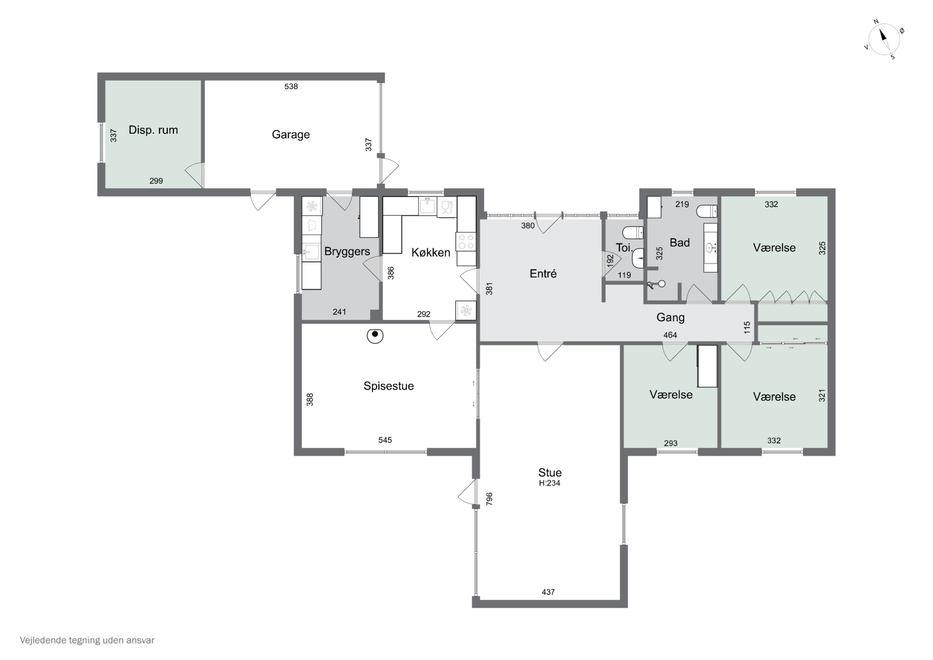 Plantegninger billede af Ydbyvej 160, 7760 Hurup Thy