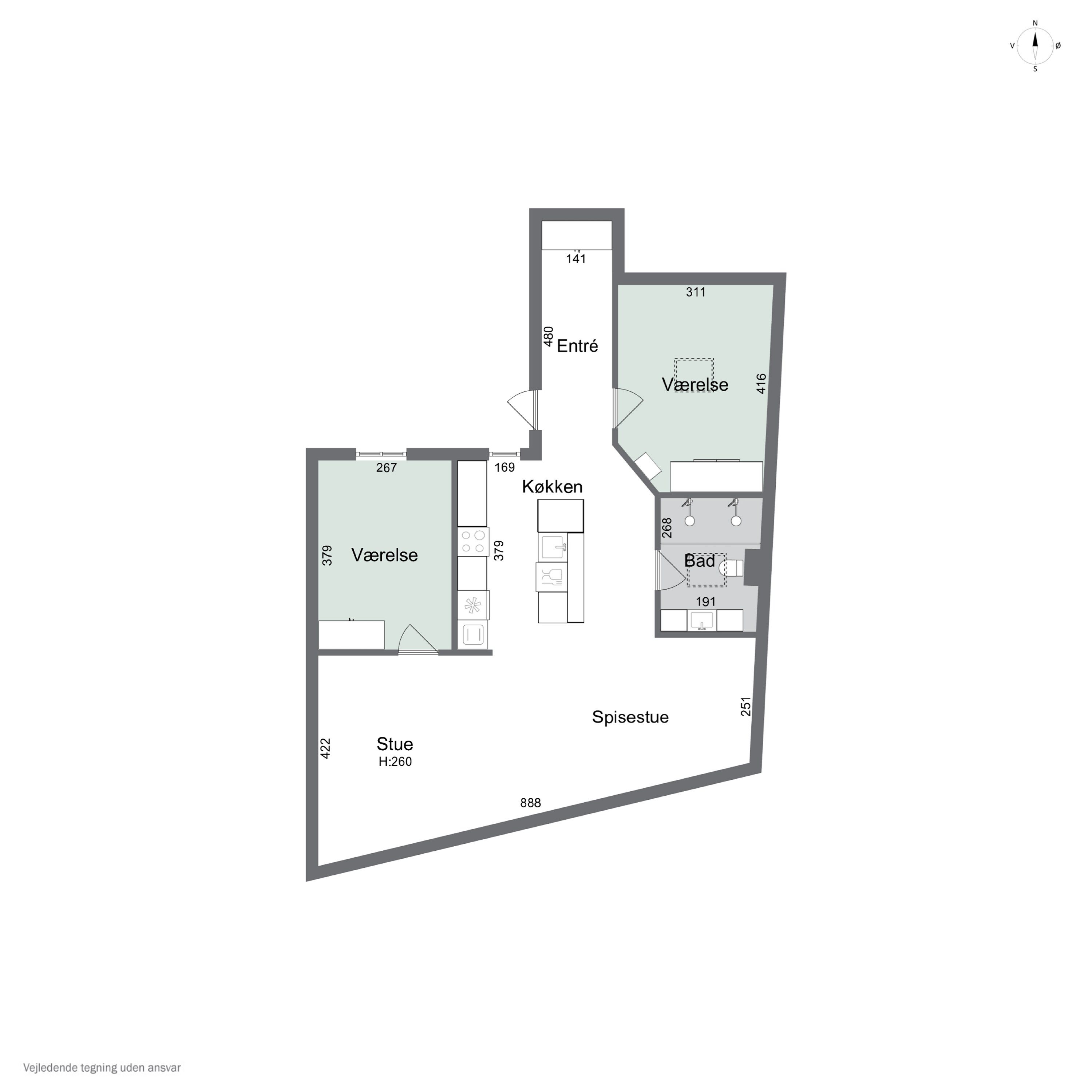 Plantegninger billede af Søndergade 24C, 5000 Odense C