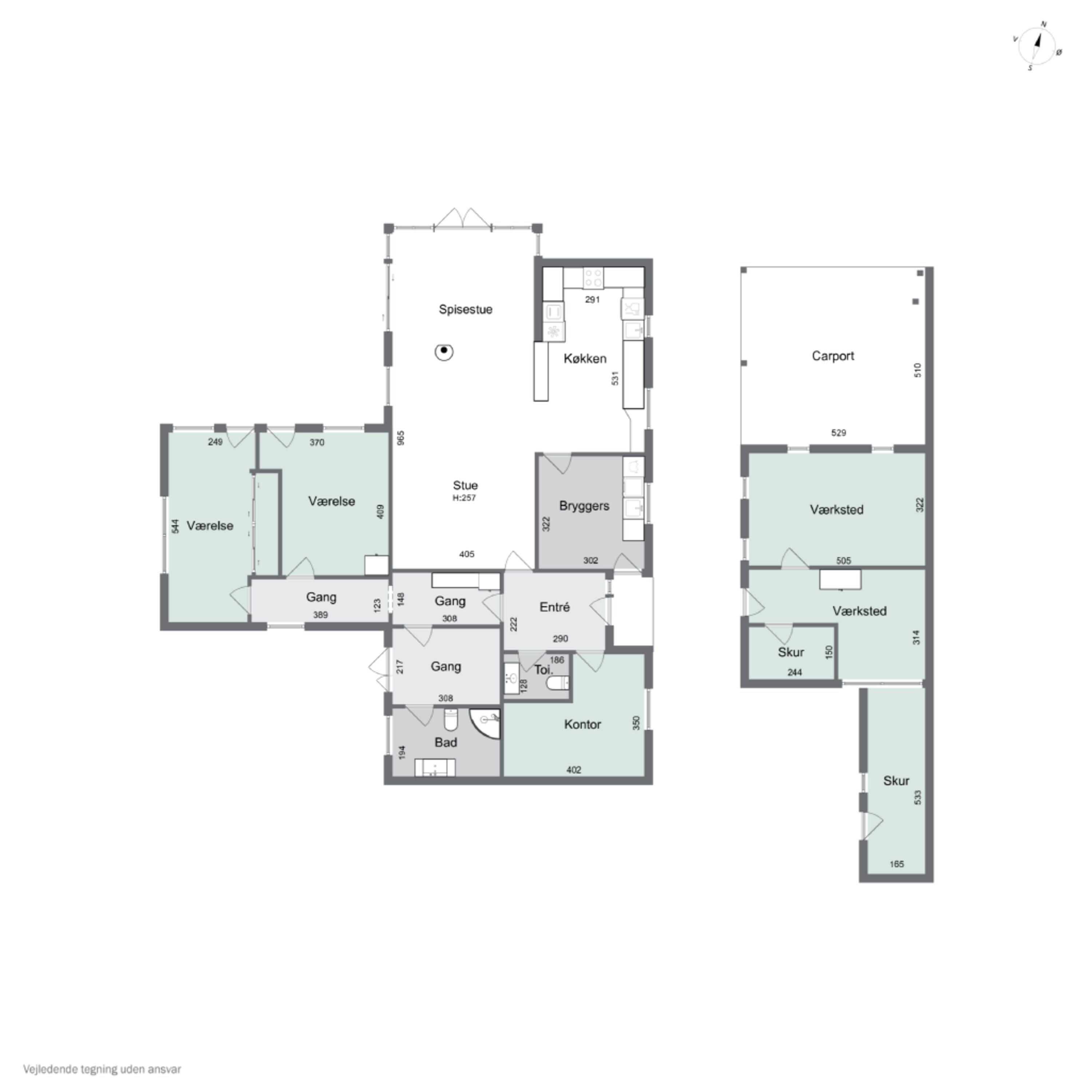 Plantegninger billede af Ønskevej 1, 3360 Liseleje