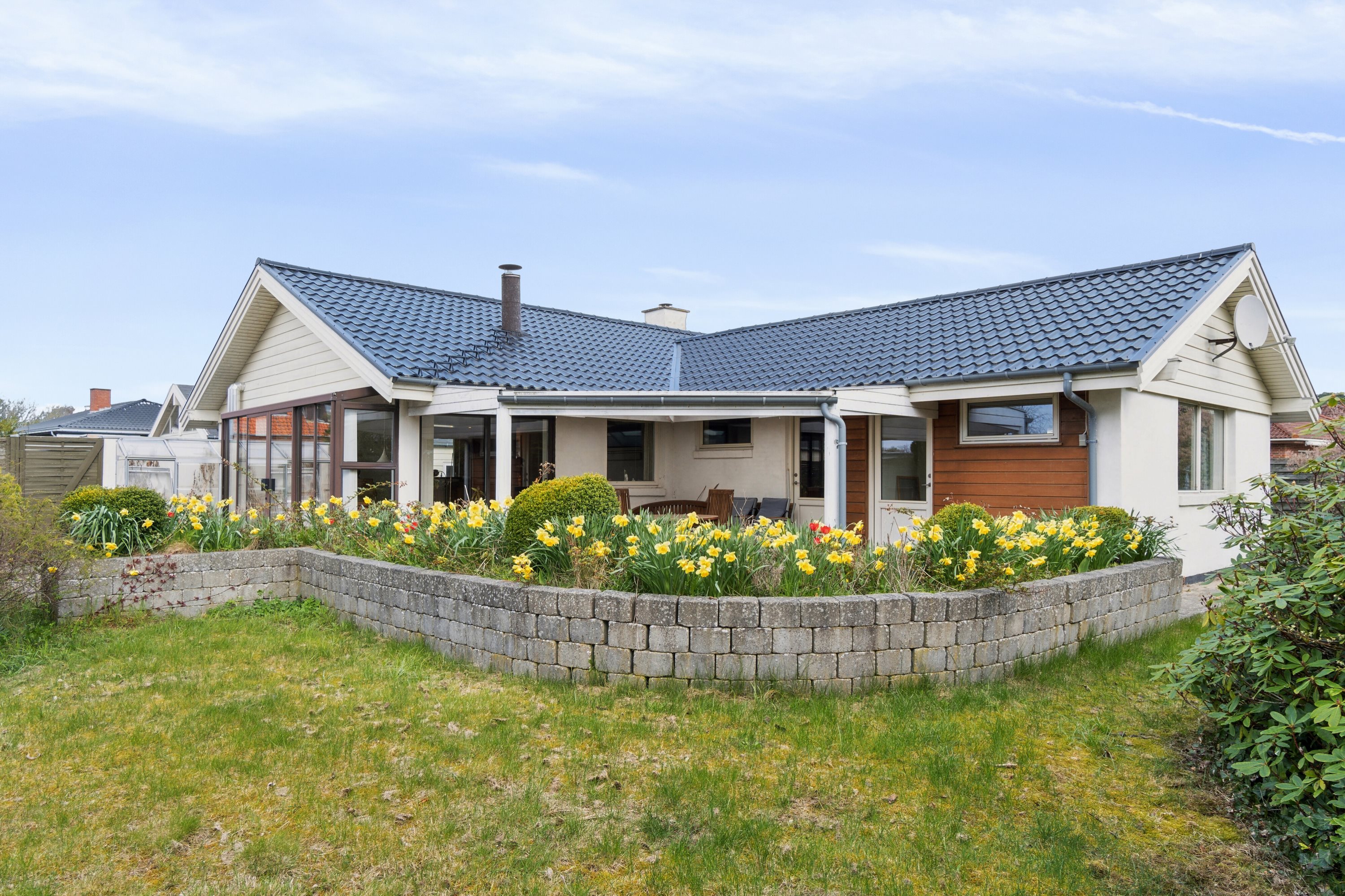 Miniaturebillede 1: set fra haven. Billede af Ønskevej 1, 3360 Liseleje