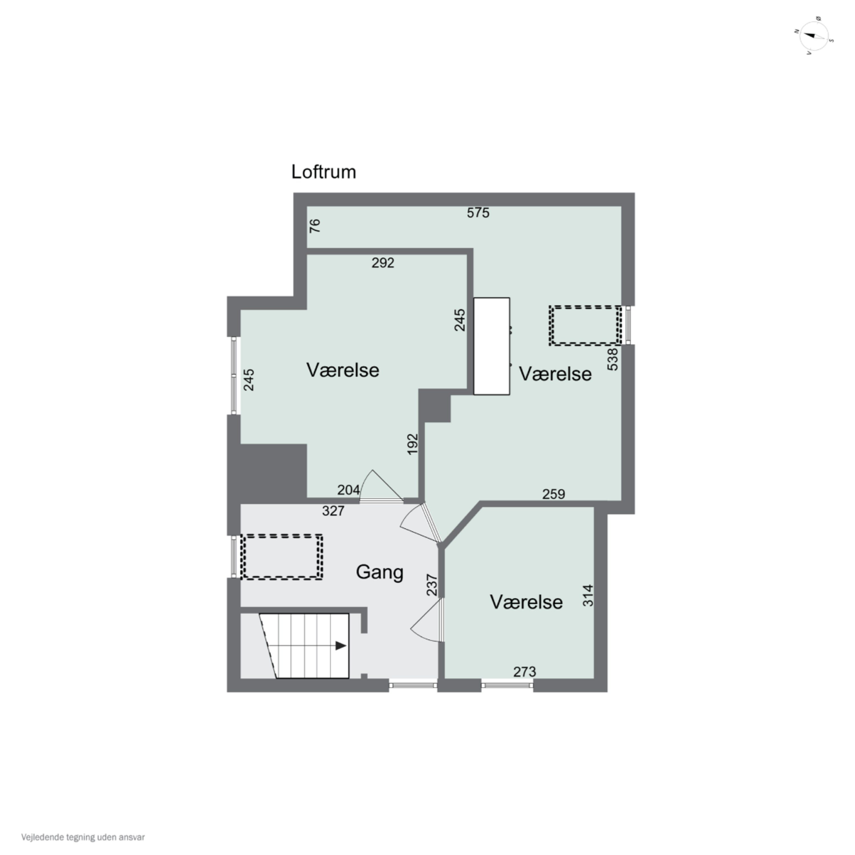 Plantegninger billede af Vestergade 47, 3790 Hasle