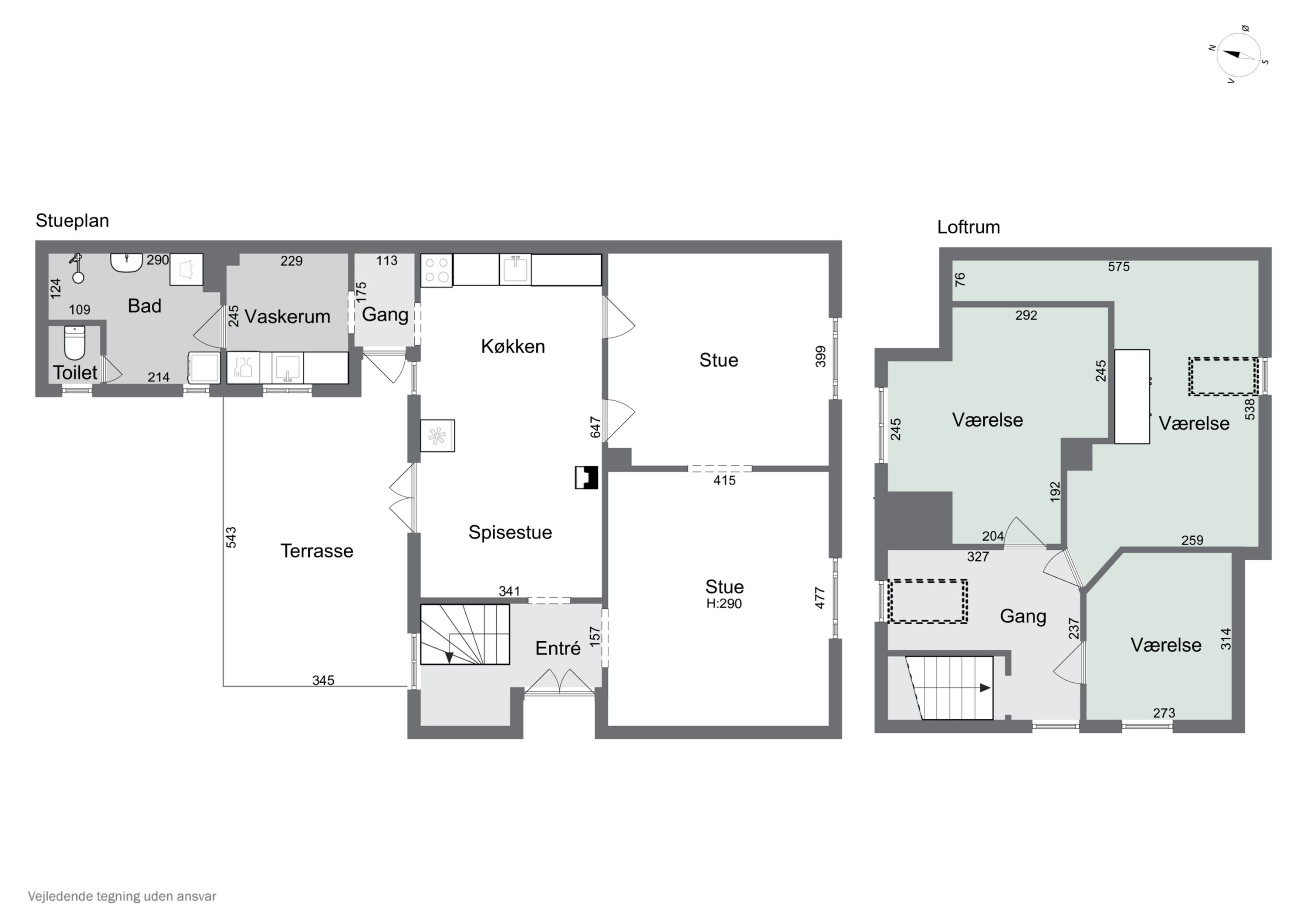 Plantegninger billede af Vestergade 47, 3790 Hasle