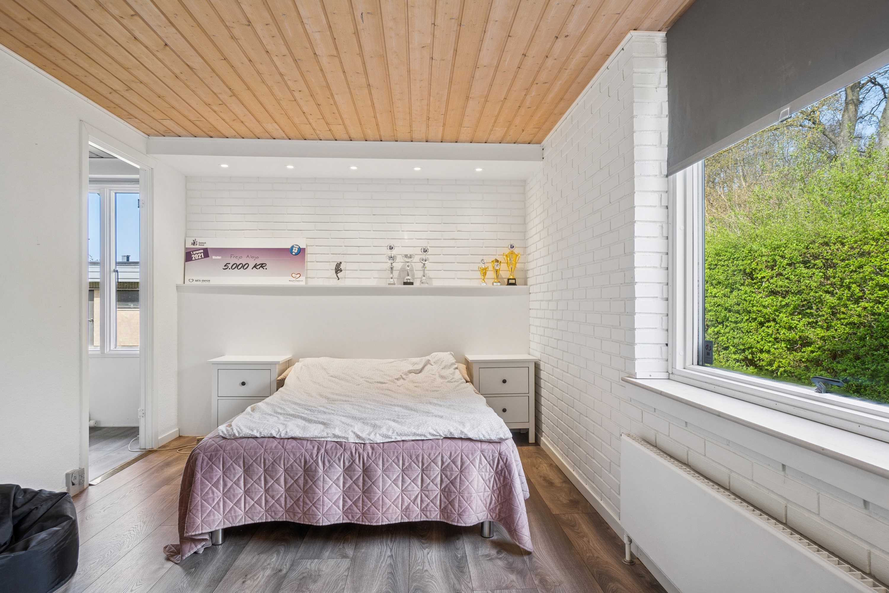 Fremhævet soveværelse billede i fuldskærmstilstand. Billede af Borgager 43, 2620 Albertslund