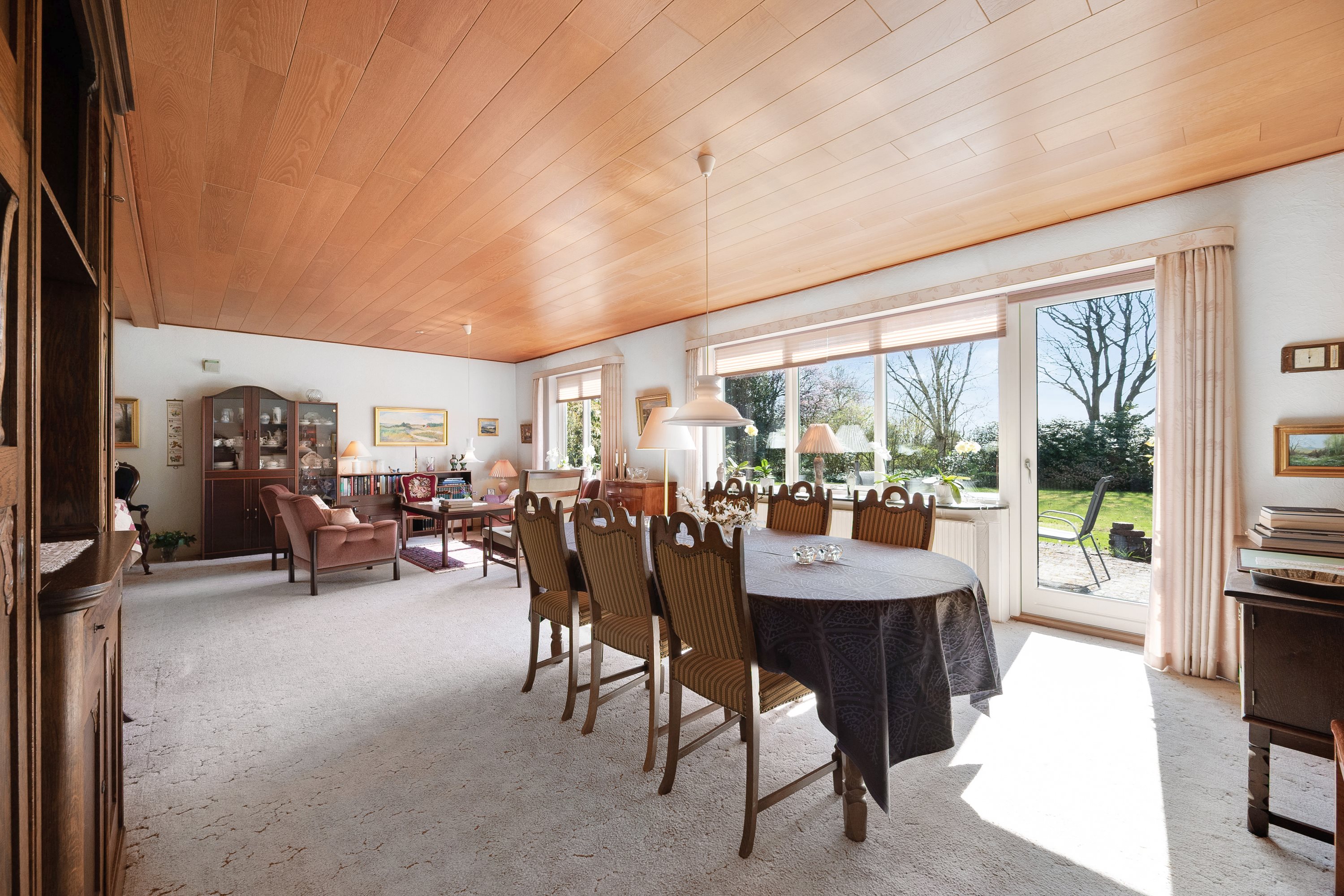 Fremhævet stue billede i fuldskærmstilstand. Billede af Højbyvej 2, Borris, 6900 Skjern