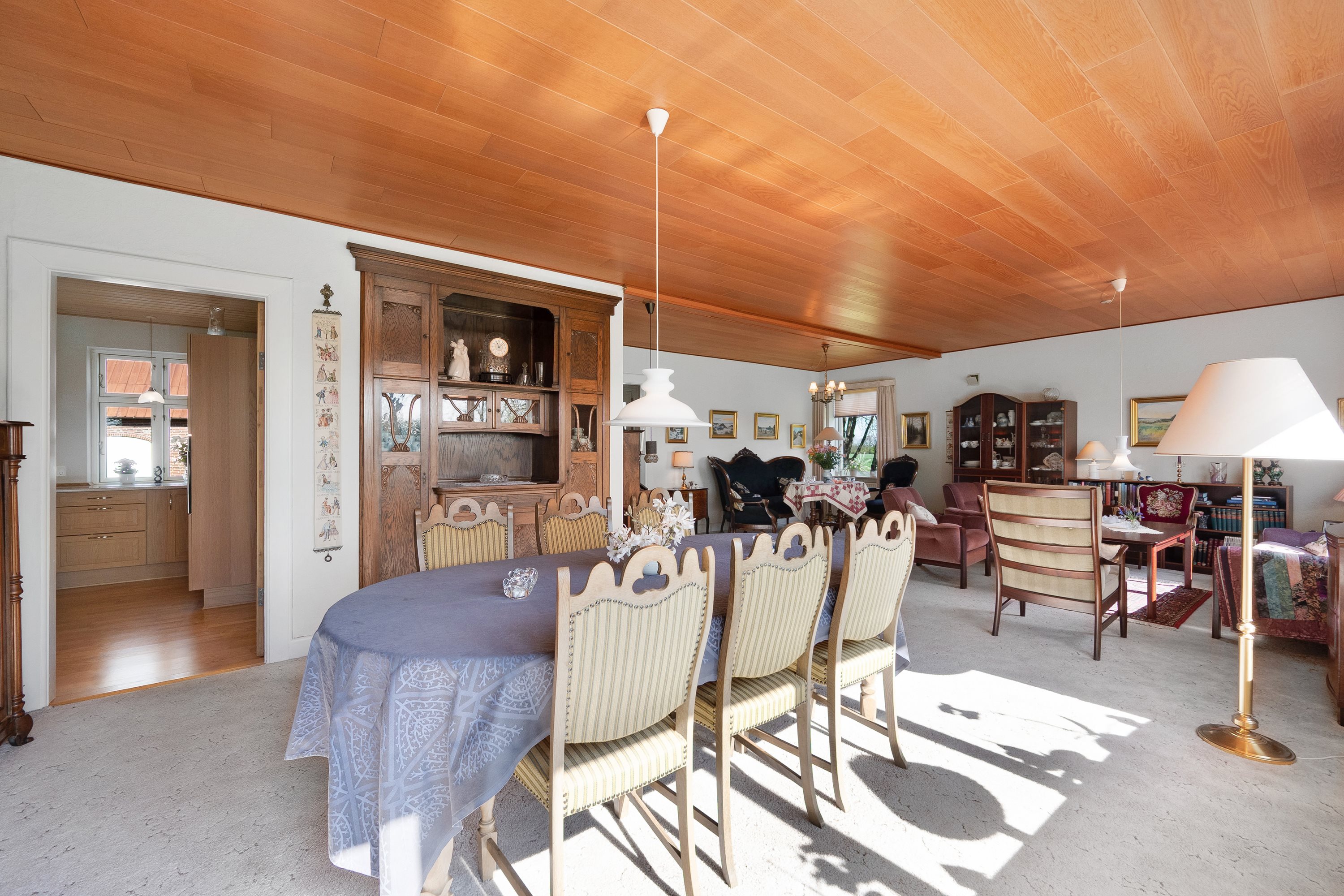 Fremhævet stue billede i fuldskærmstilstand. Billede af Højbyvej 2, Borris, 6900 Skjern