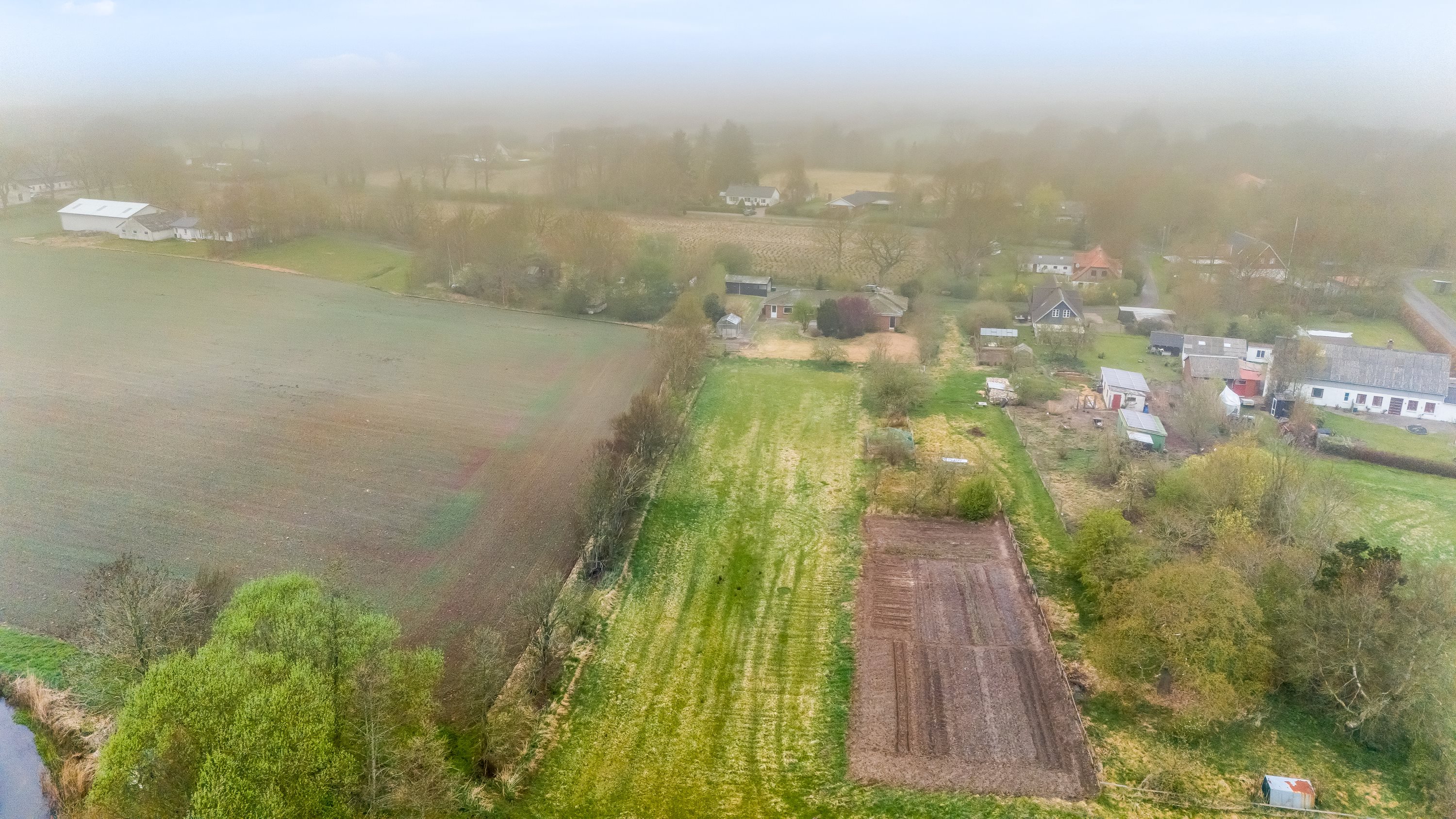 Fremhævet luftfoto billede i fuldskærmstilstand. Billede af Hans Clausensvej 5, Solderup, 6270 Tønder