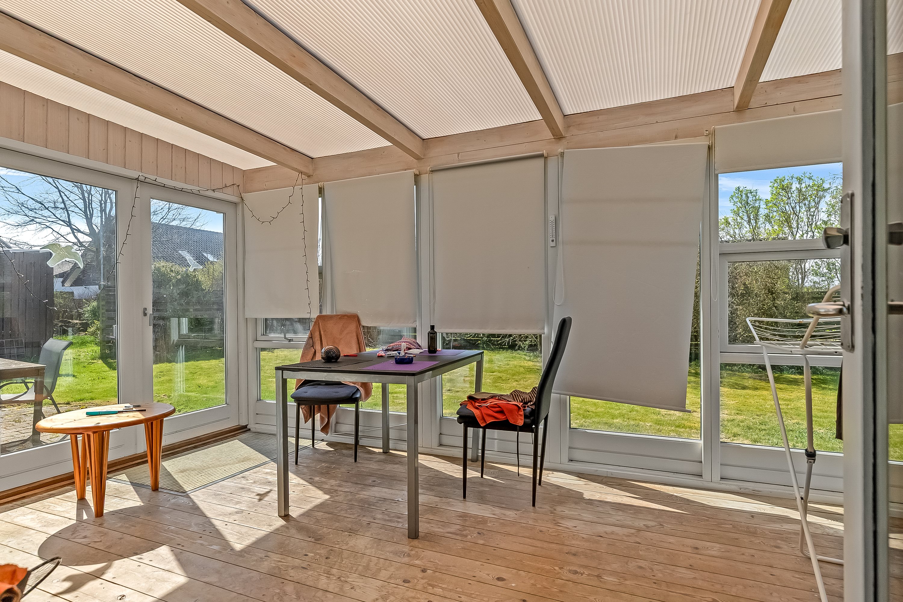 Fremhævet udestue billede i fuldskærmstilstand. Billede af Donsvej 18, Vester Nebel, 6040 Egtved