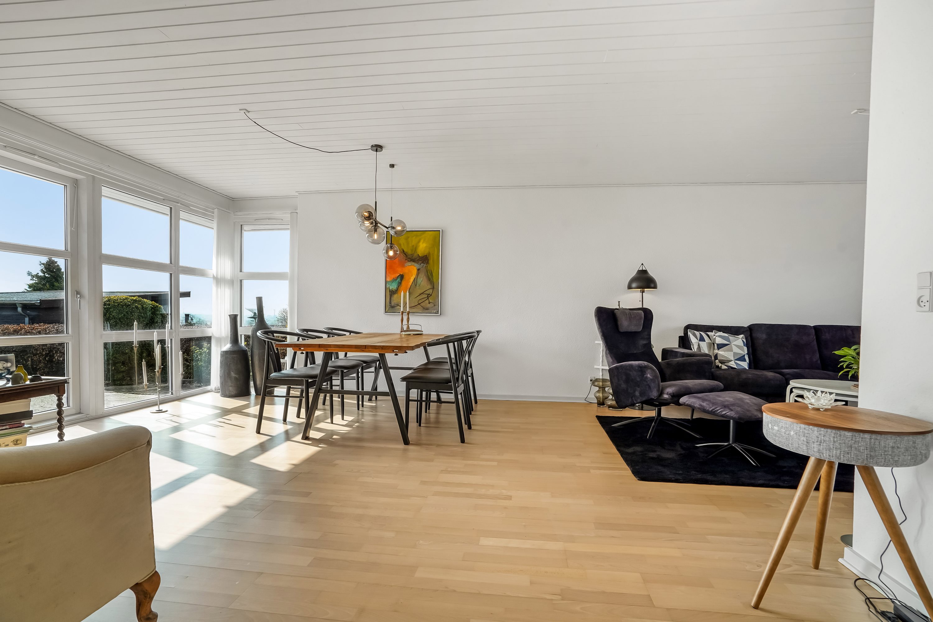 Fremhævet stue billede i fuldskærmstilstand. Billede af Lyøvej 10, Baaring, 5466 Asperup