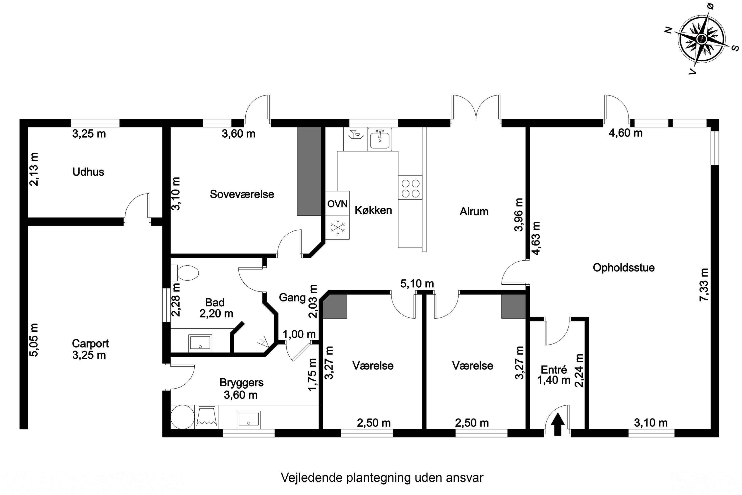 Plantegninger billede af Lyøvej 10, Baaring, 5466 Asperup