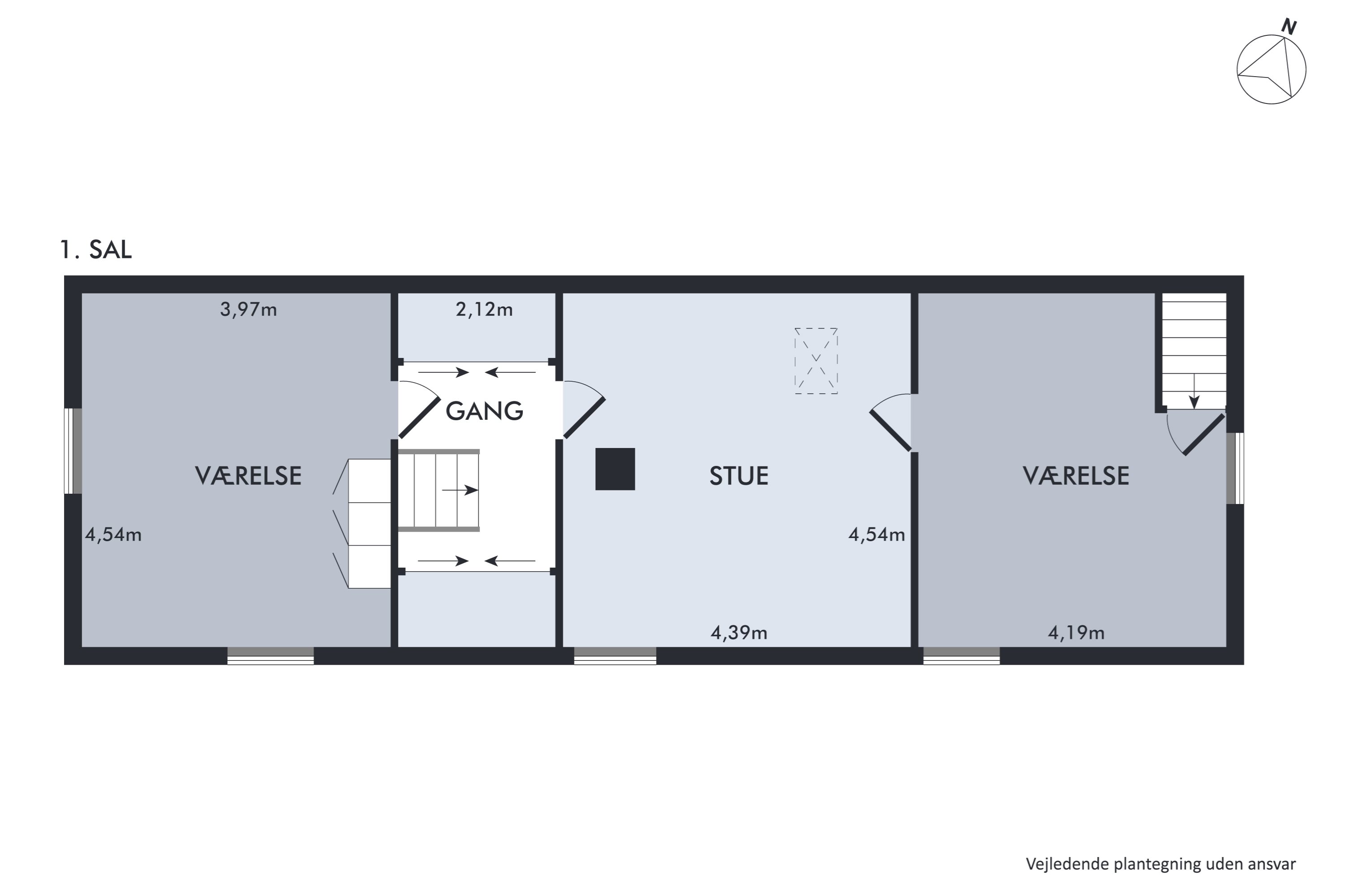 Plantegninger billede af Vestergade 13, 6310 Broager