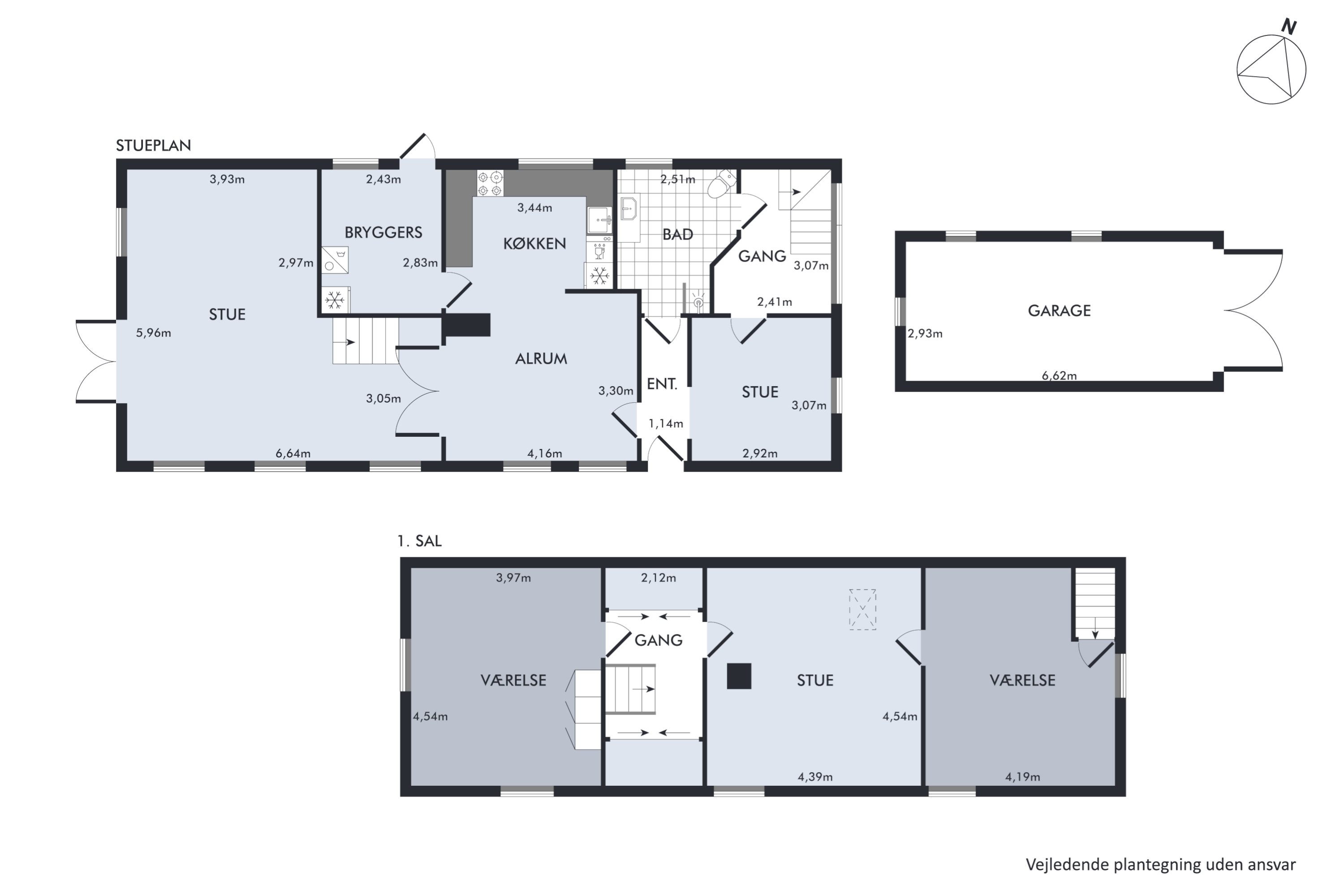 Plantegninger billede af Vestergade 13, 6310 Broager