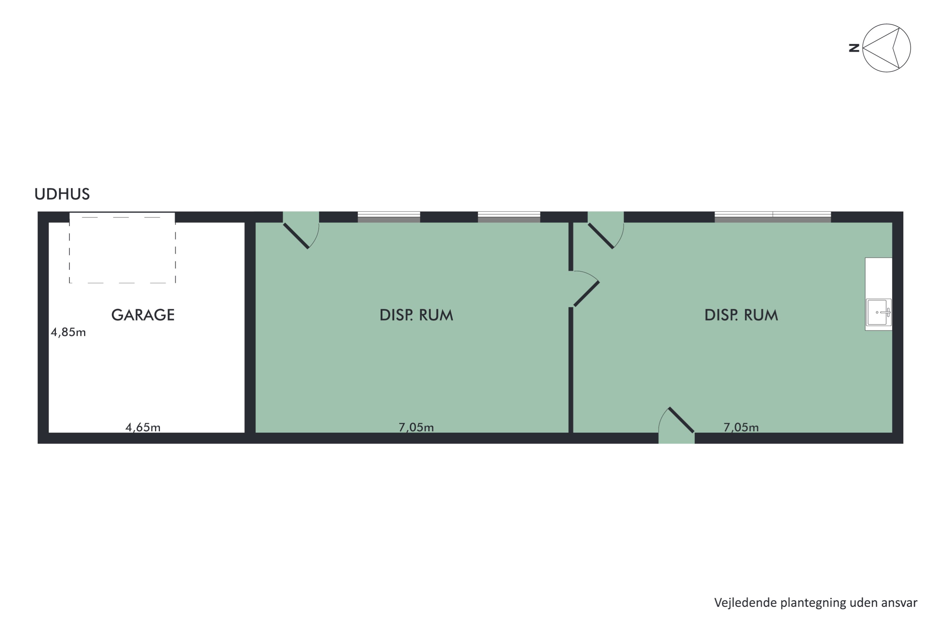 Plantegninger billede af Ll Algade 3, 9240 Nibe