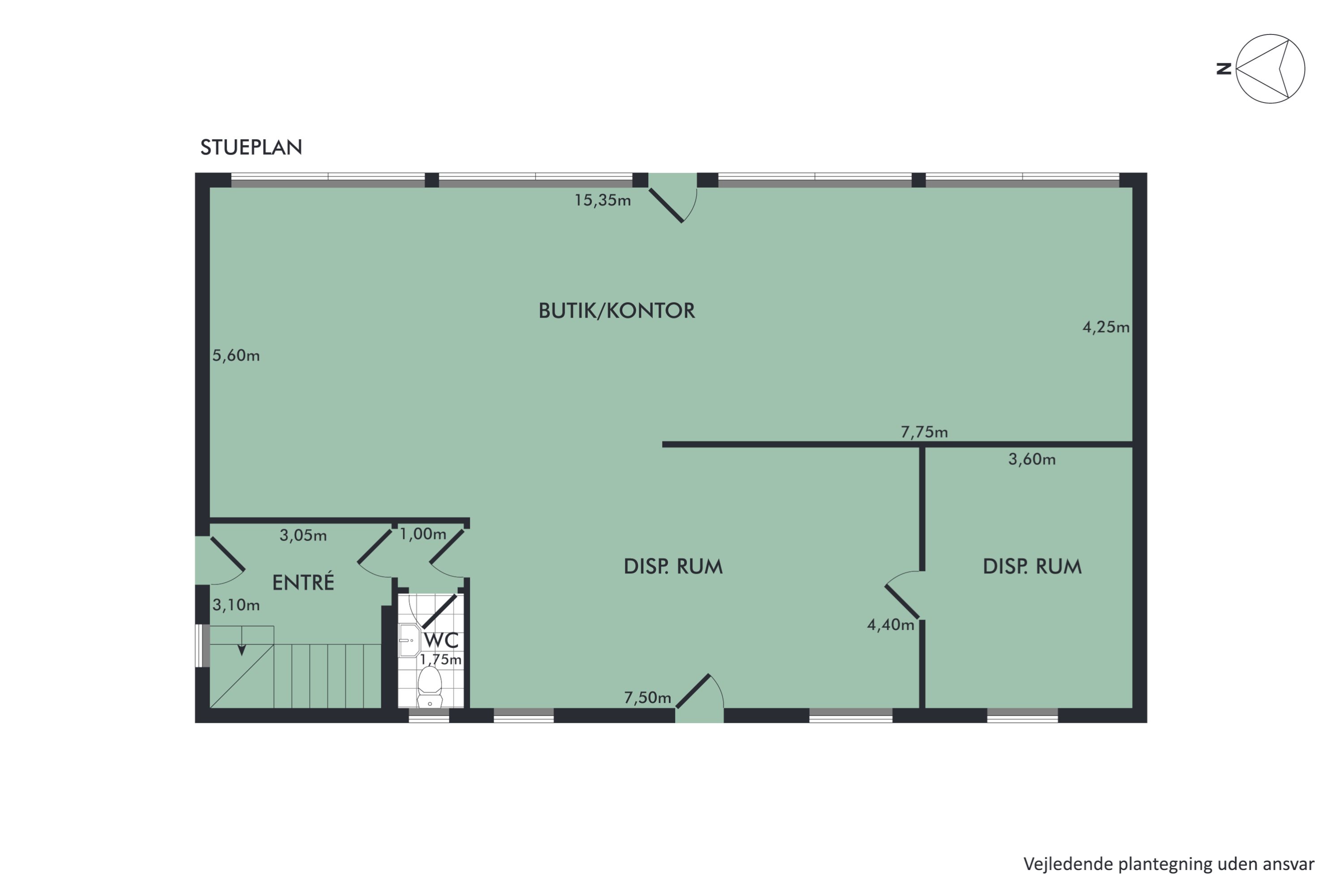 Plantegninger billede af Ll Algade 3, 9240 Nibe