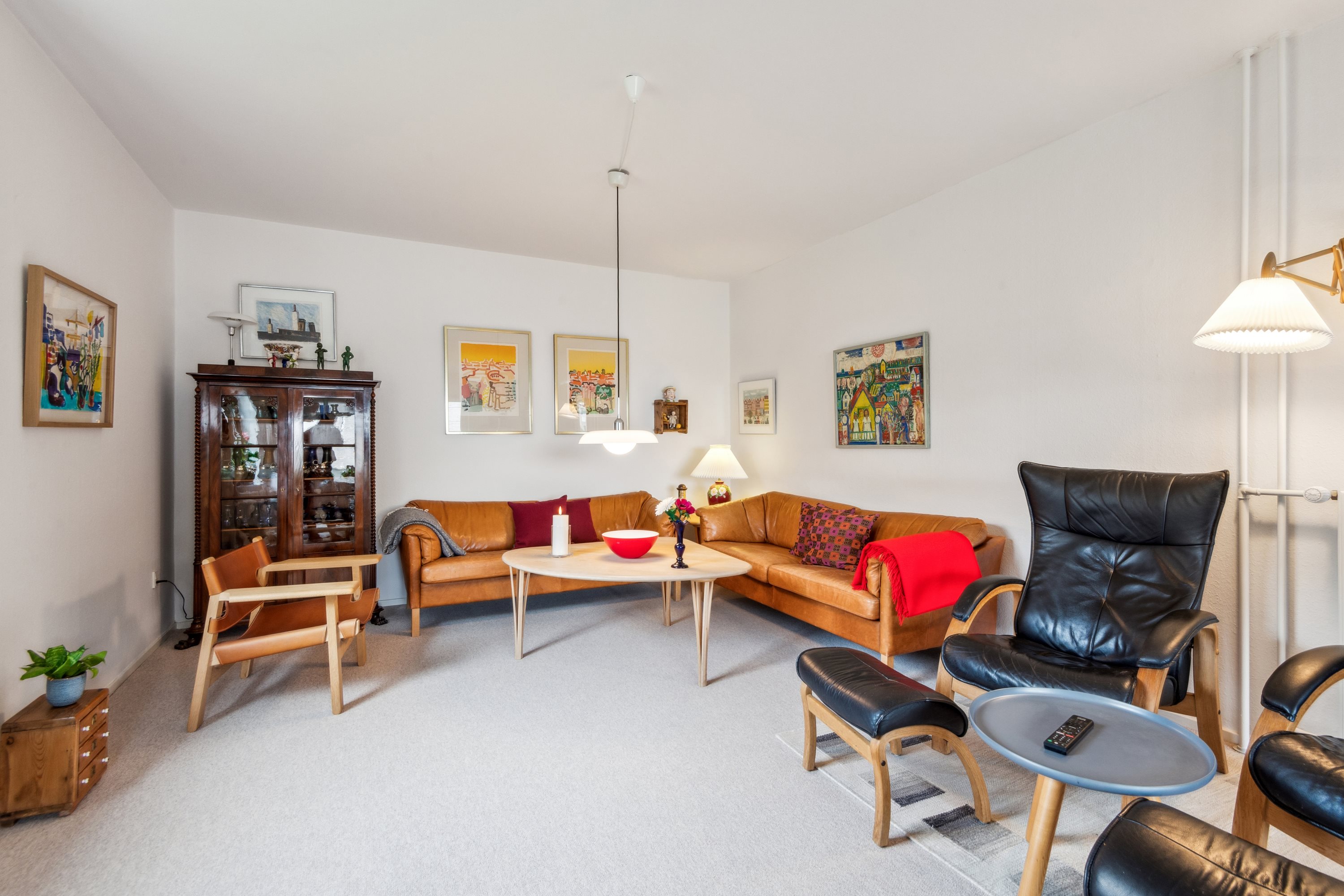 Fremhævet stue billede i fuldskærmstilstand. Billede af Provstejorden 7, st.. th., 9000 Aalborg