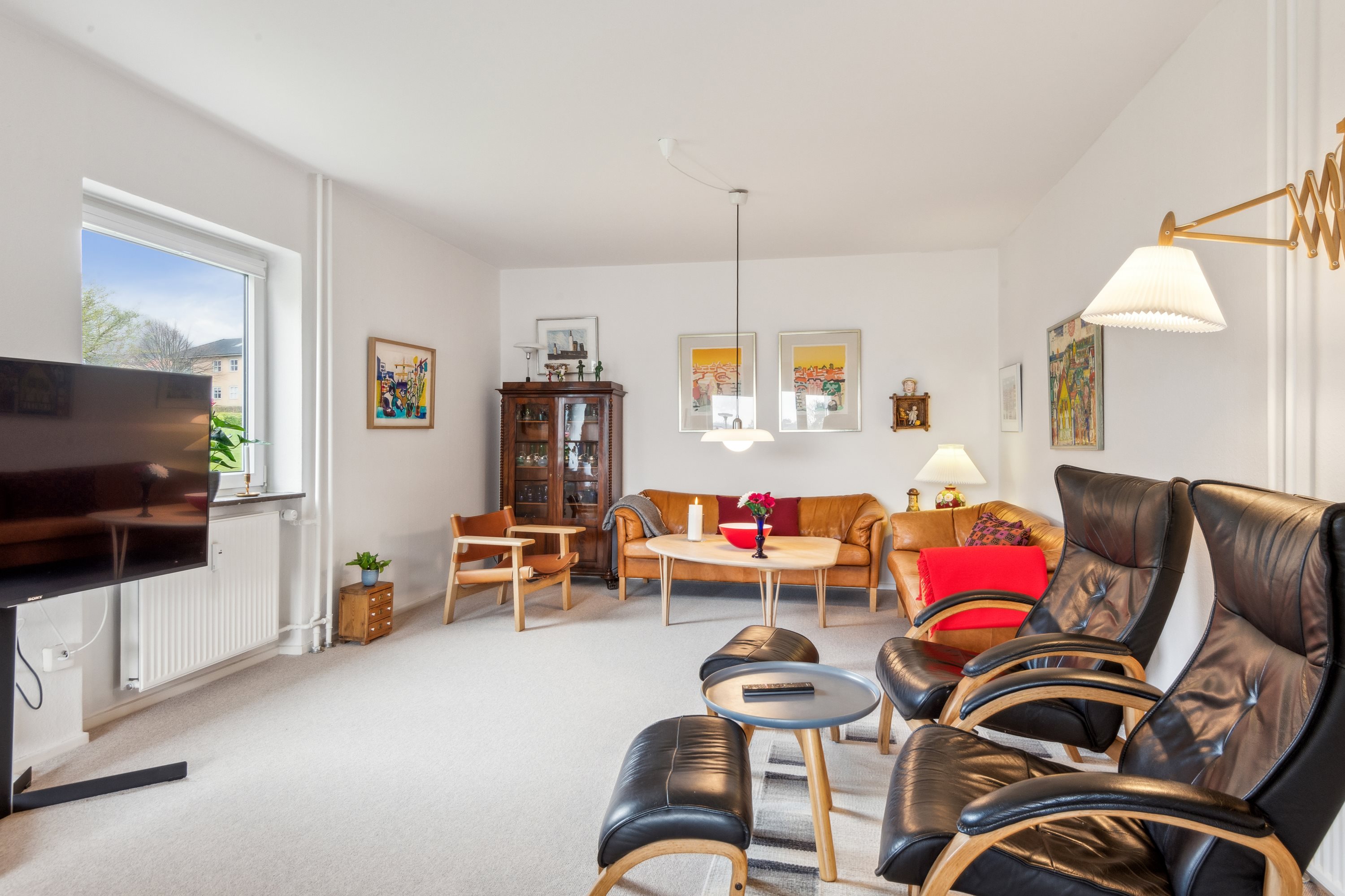 Fremhævet stue billede i fuldskærmstilstand. Billede af Provstejorden 7, st.. th., 9000 Aalborg