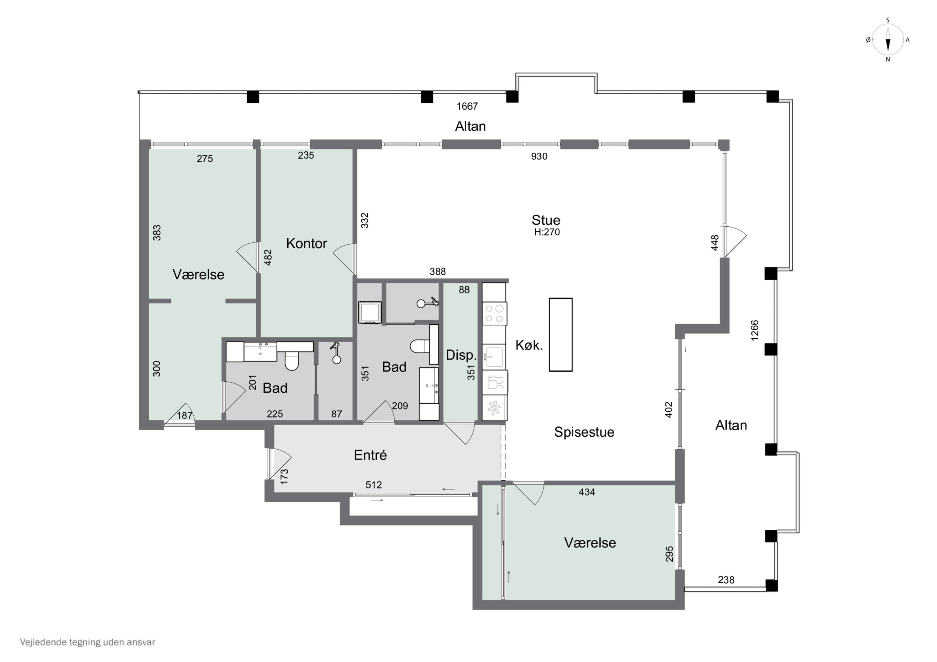 Plantegninger billede af Islands Brygge 76, 8. 4., 2300 København S