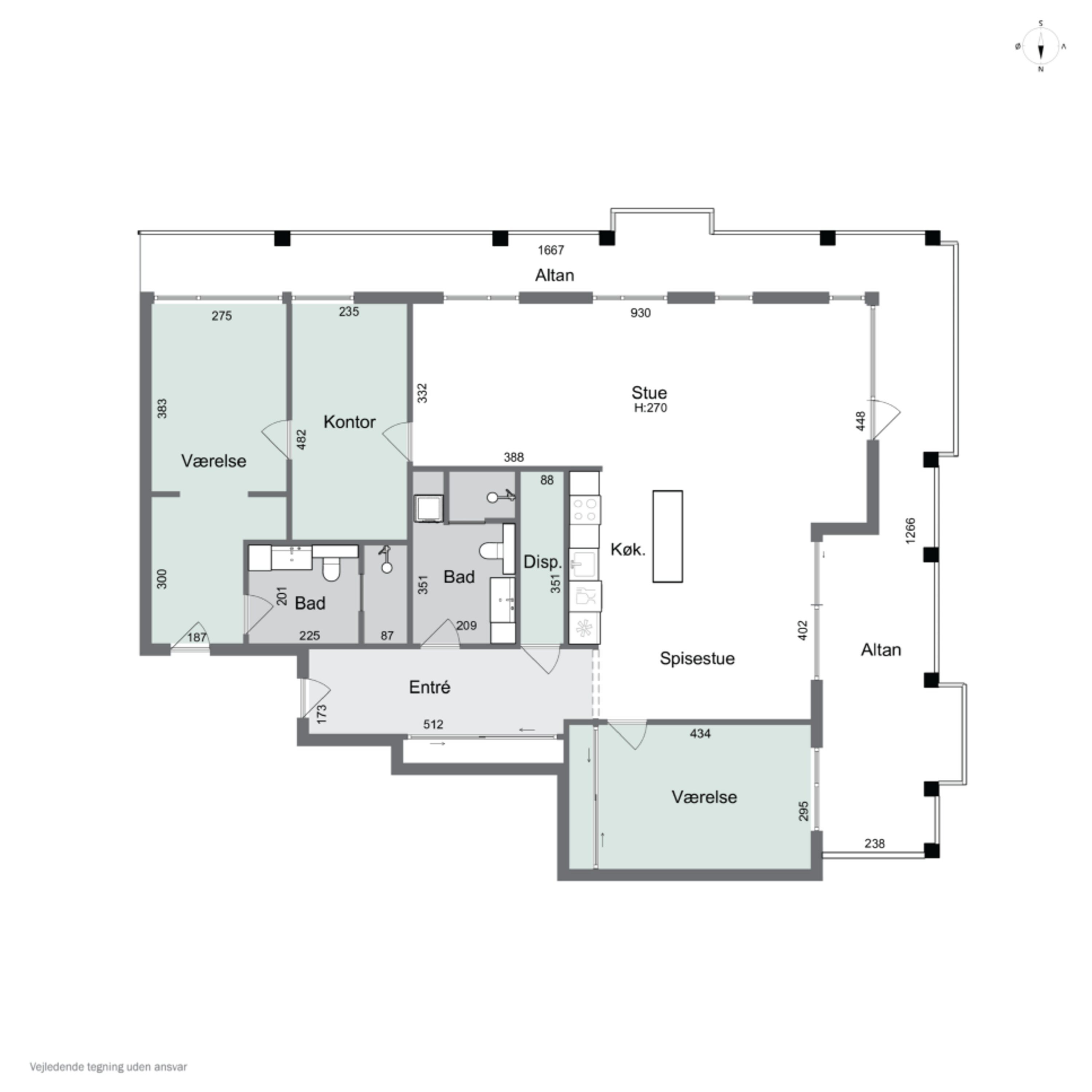 Plantegninger billede af Islands Brygge 76, 8. 4., 2300 København S