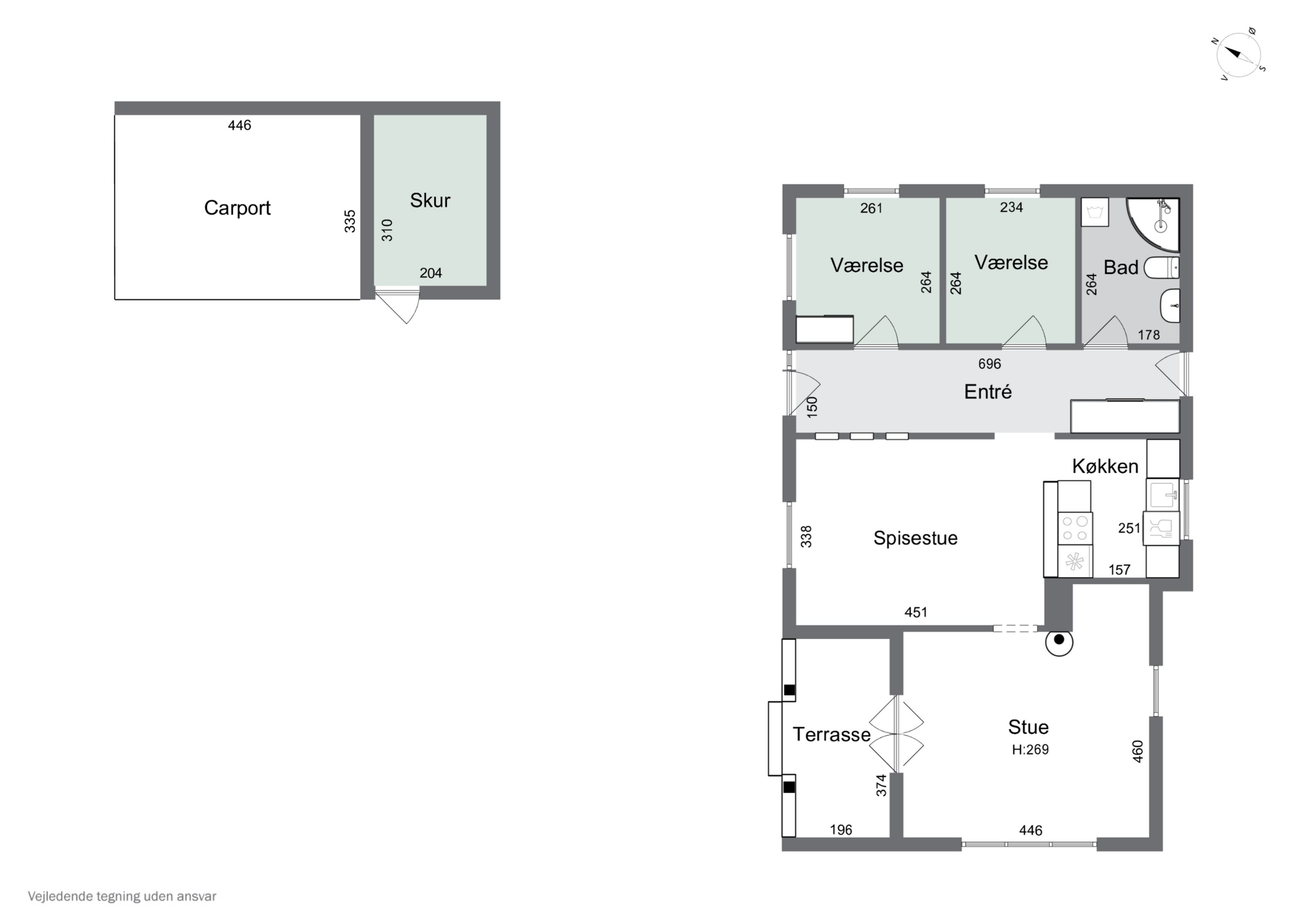 Plantegninger billede af Skærby Dal 2, 4500 Nykøbing Sj