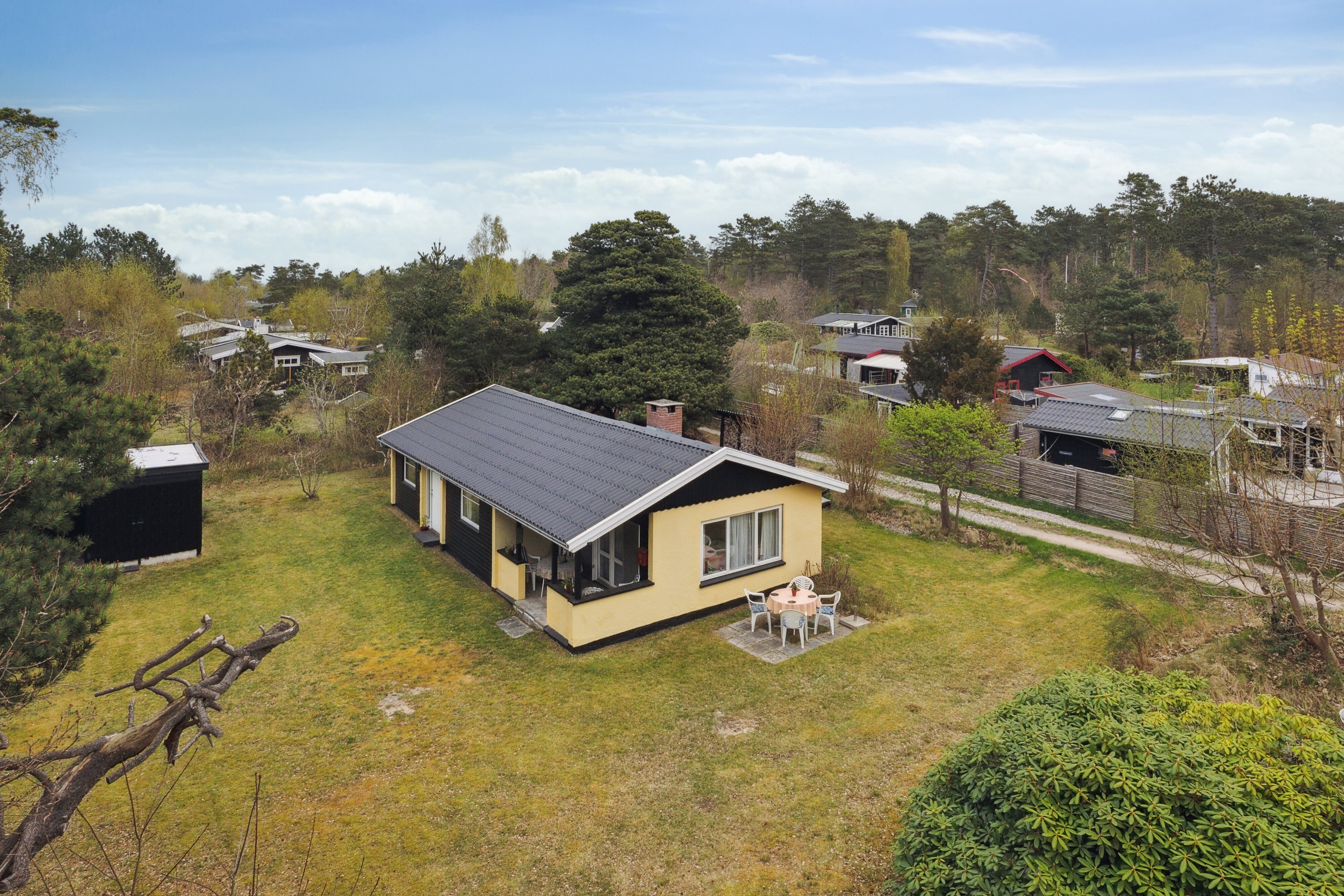 Fremhævet set fra haven billede i fuldskærmstilstand. Billede af Skærby Dal 2, 4500 Nykøbing Sj