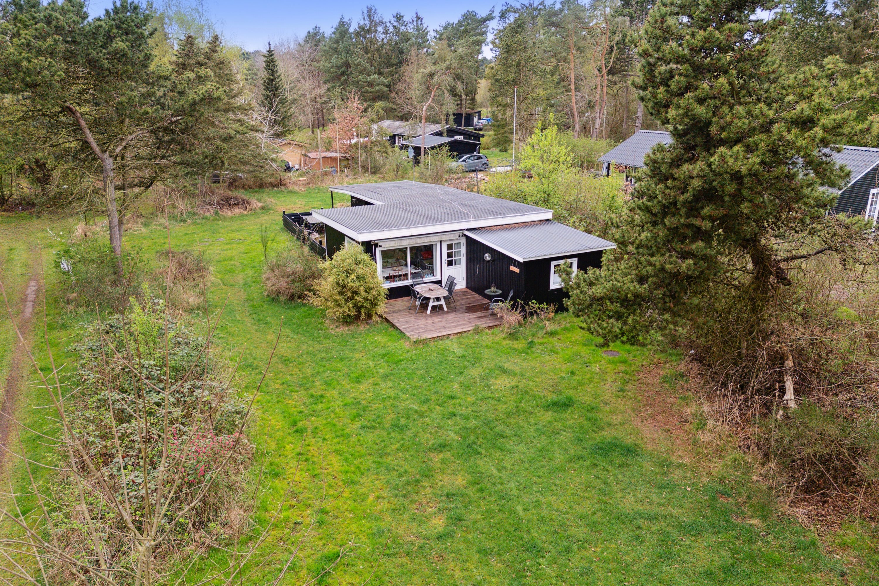 Fremhævet luftfoto billede i fuldskærmstilstand. Billede af Henriksvej 27, Reersø Ornum, 4281 Gørlev