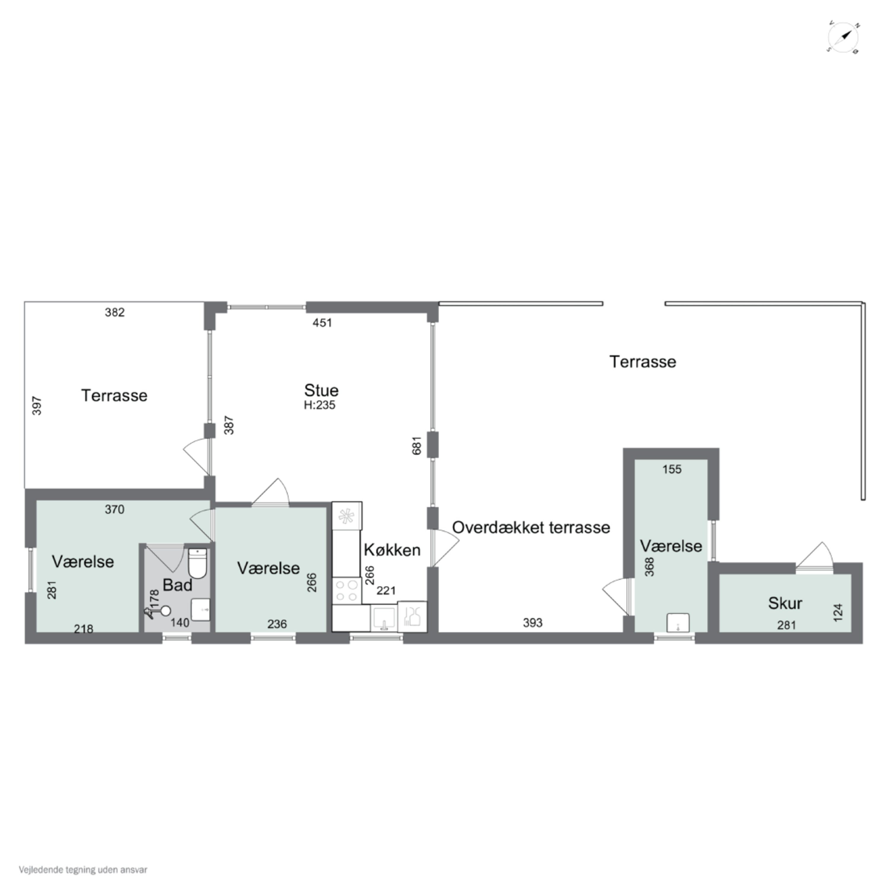 Plantegninger billede af Henriksvej 27, Reersø Ornum, 4281 Gørlev