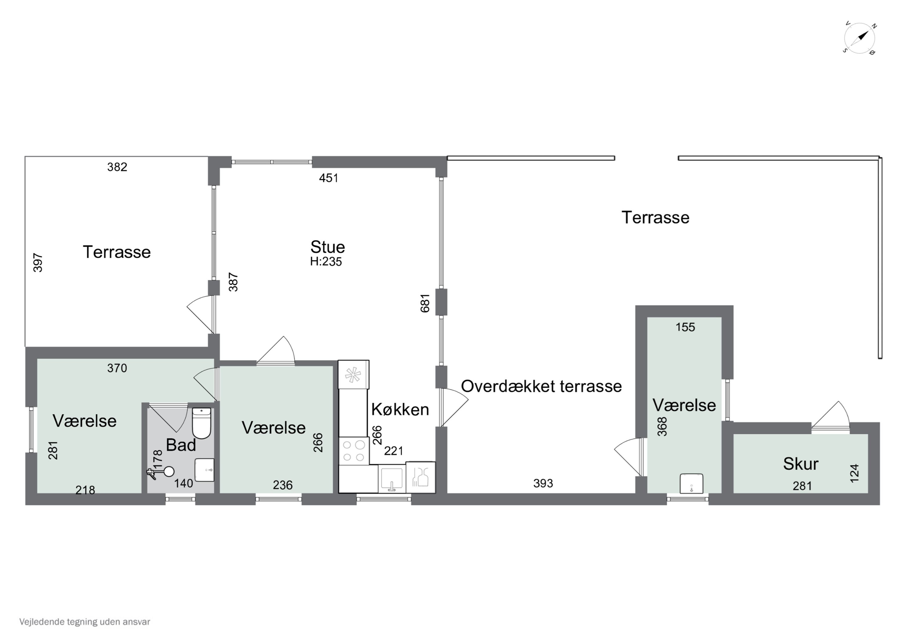 Plantegninger billede af Henriksvej 27, Reersø Ornum, 4281 Gørlev