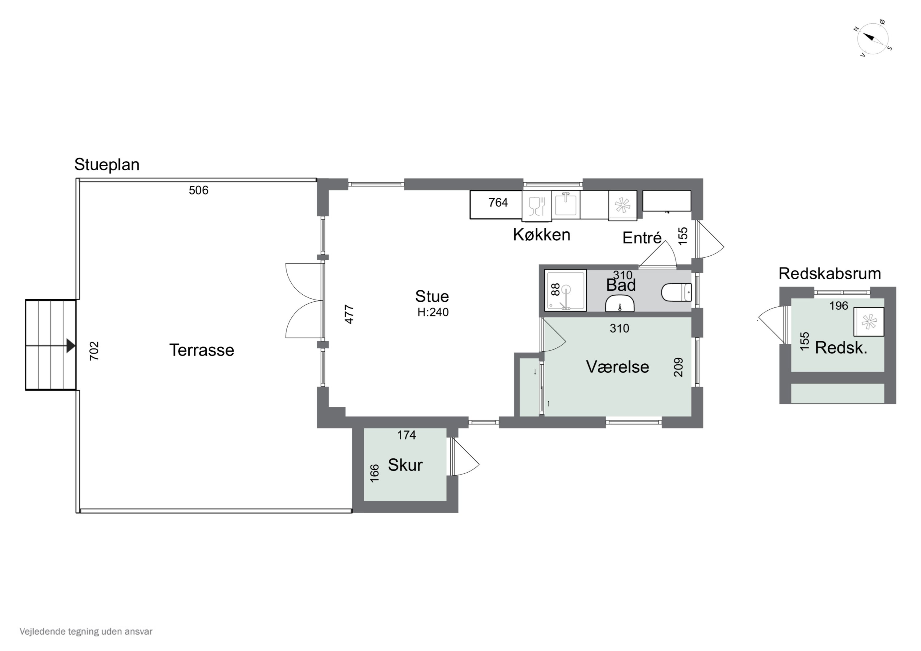 Plantegninger billede af C.A. Nielsensvej 33, Ølsted Strandhuse, 3310 Ølsted