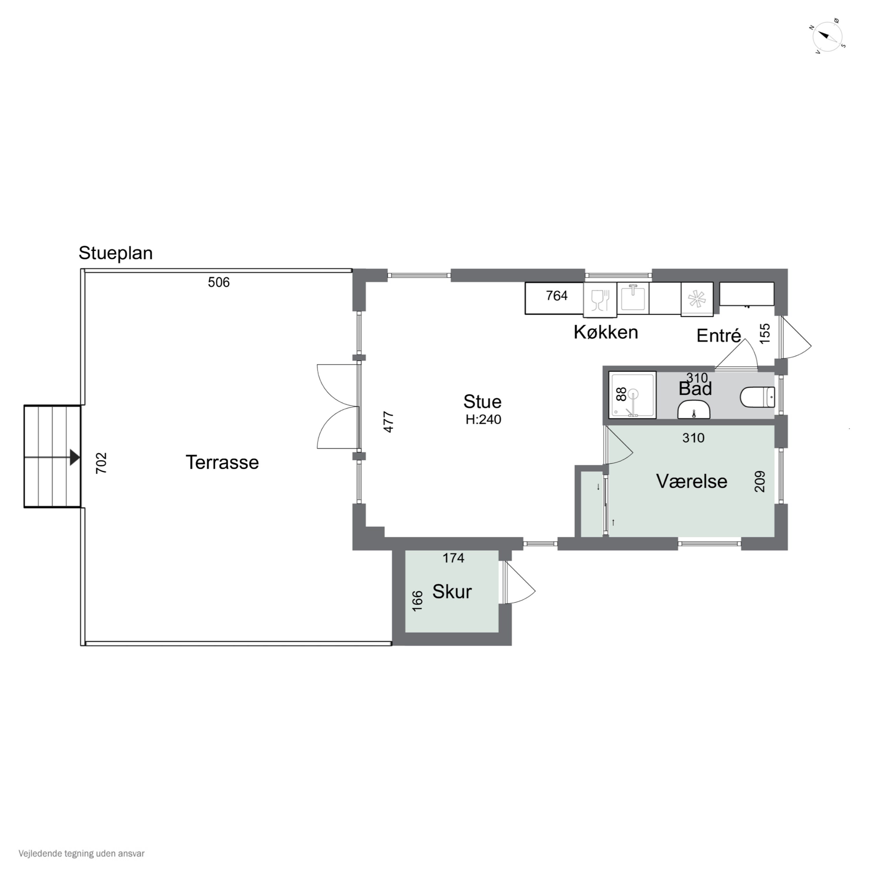 Plantegninger billede af C.A. Nielsensvej 33, Ølsted Strandhuse, 3310 Ølsted