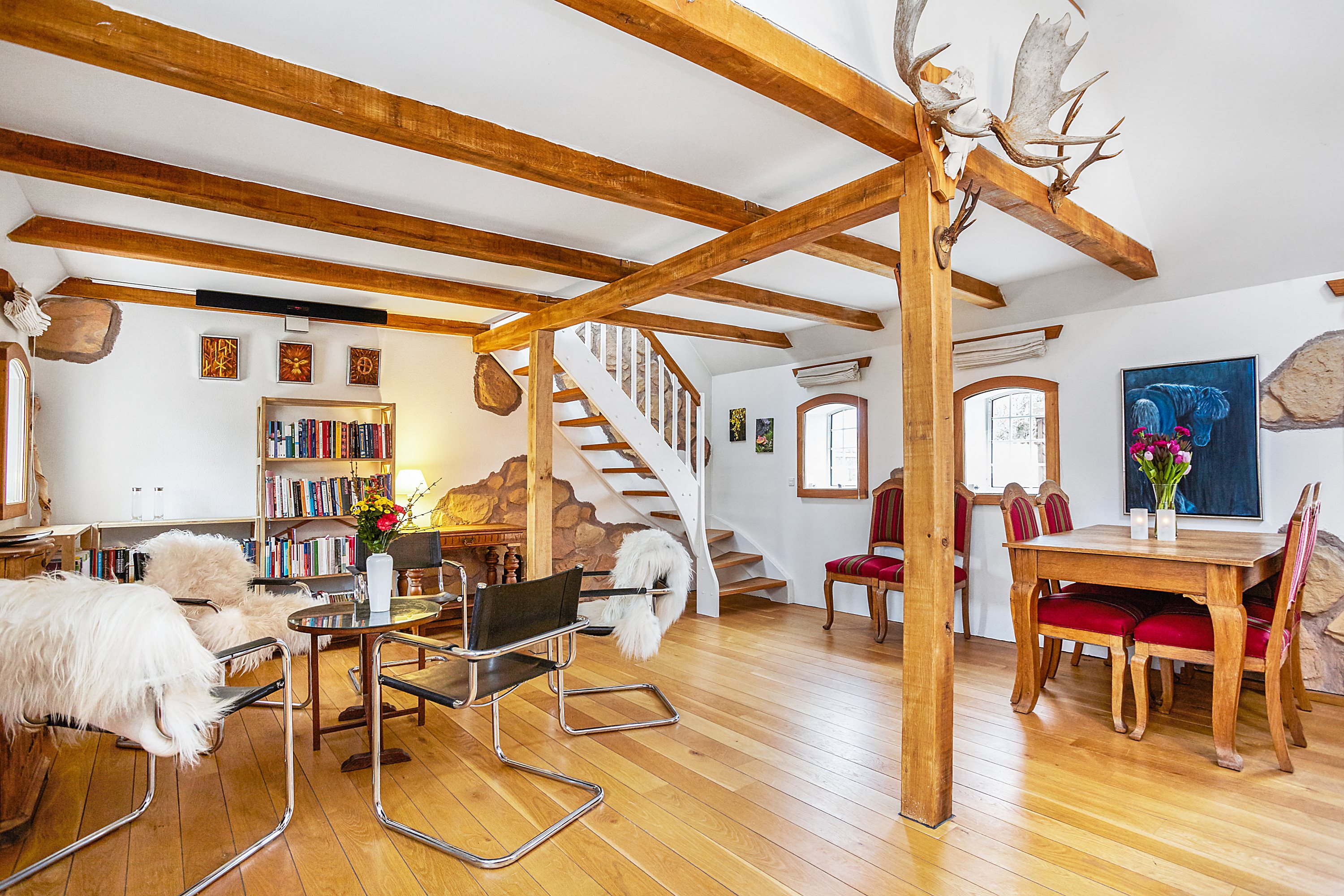 Fremhævet stue billede i fuldskærmstilstand. Billede af Frederikslystvej 75, Eriknauer, 8723 Løsning