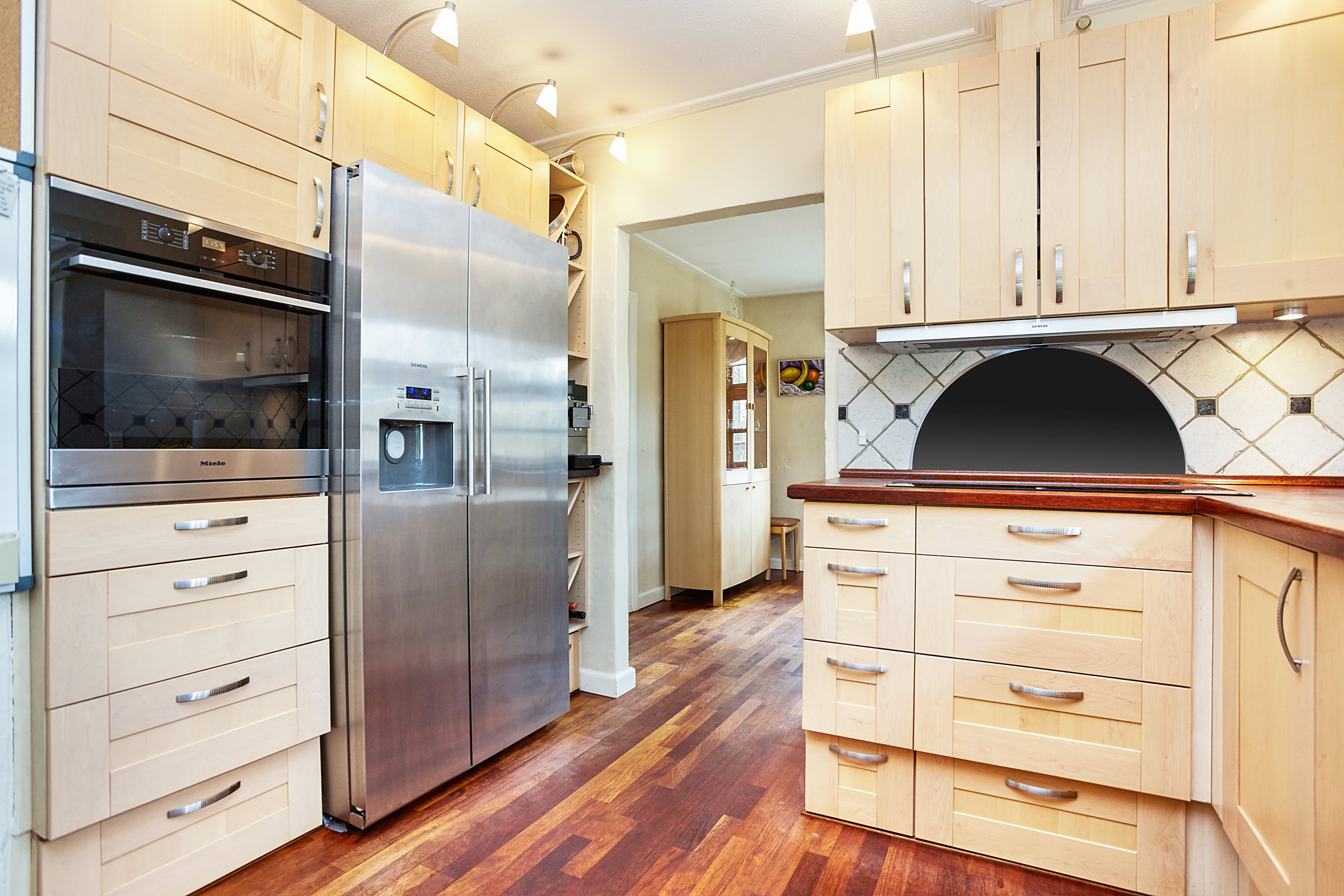 Fremhævet køkken billede i fuldskærmstilstand. Billede af Frederikslystvej 75, Eriknauer, 8723 Løsning