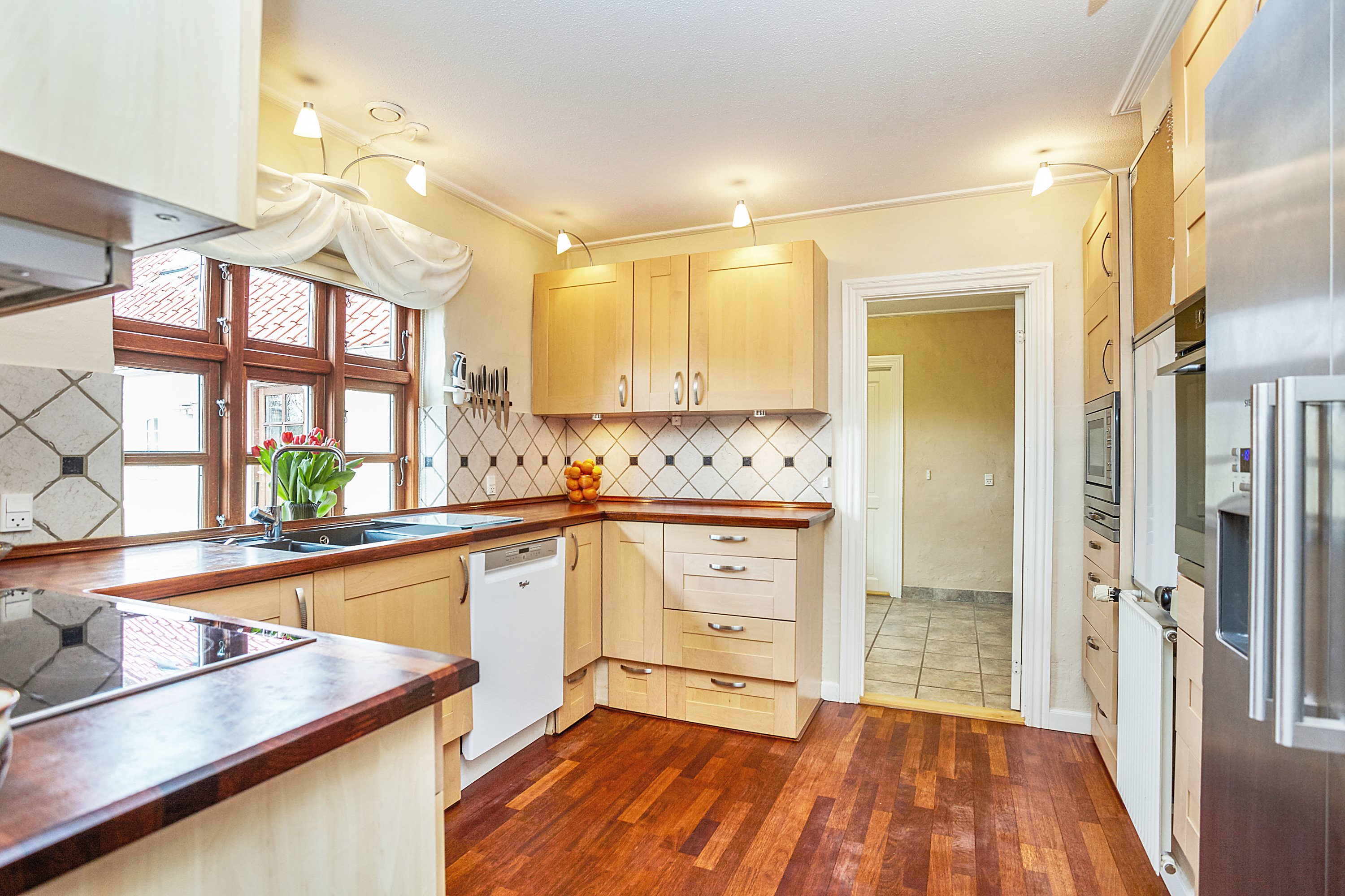 Fremhævet køkken billede i fuldskærmstilstand. Billede af Frederikslystvej 75, Eriknauer, 8723 Løsning