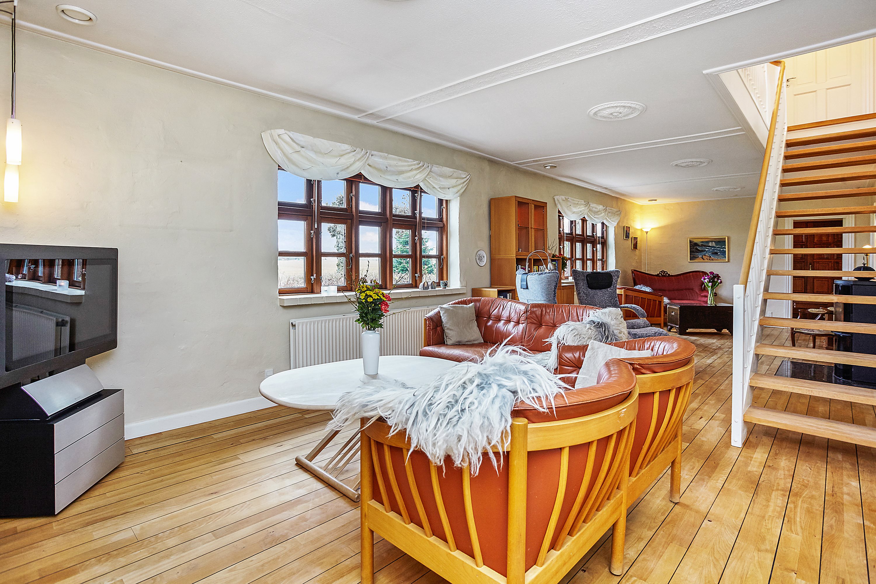 Fremhævet stue billede i fuldskærmstilstand. Billede af Frederikslystvej 75, Eriknauer, 8723 Løsning