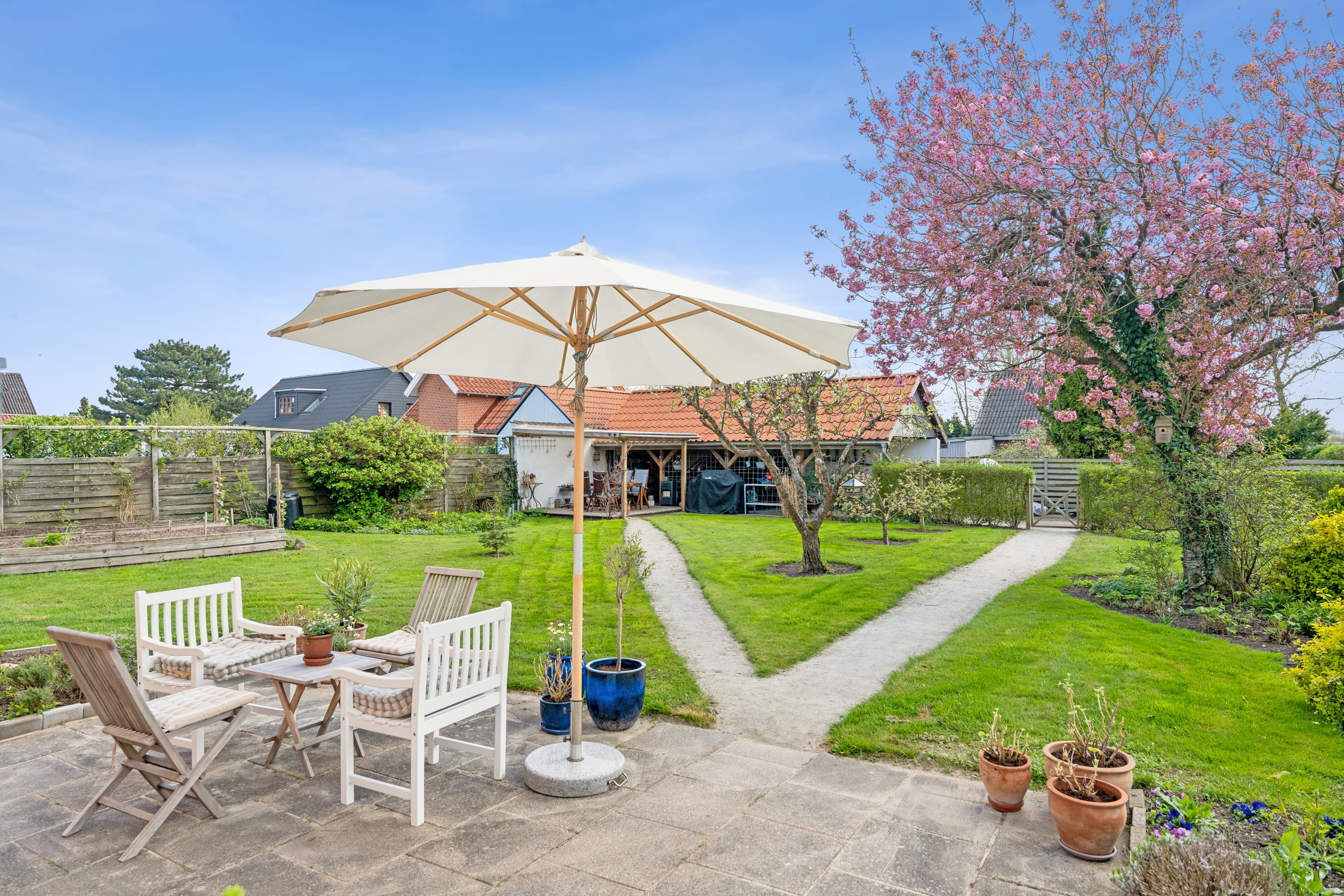 Fremhævet have billede i fuldskærmstilstand. Billede af Tjærbyvej 52, 8930 Randers NØ