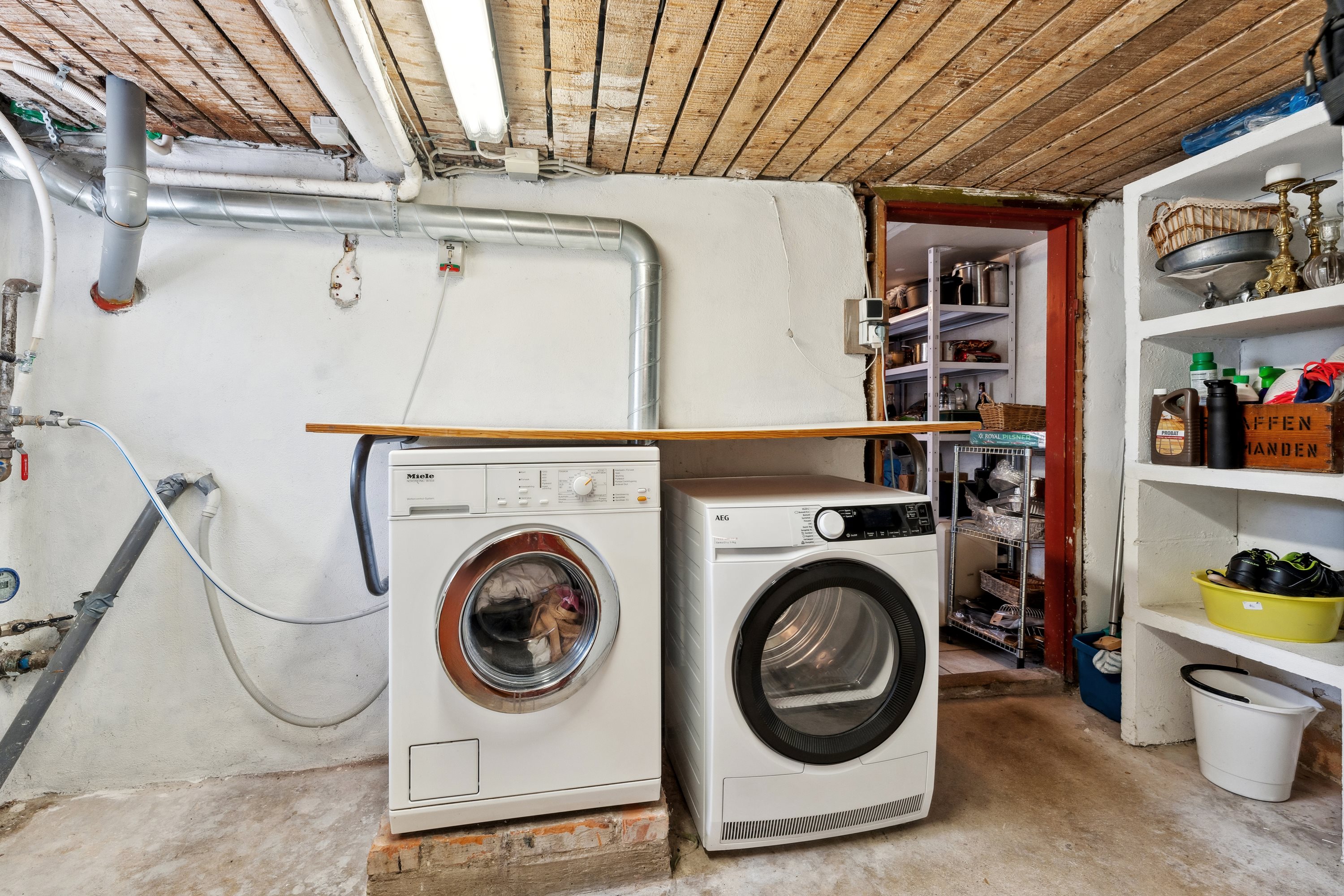 Fremhævet vaskerum billede i fuldskærmstilstand. Billede af Tjærbyvej 52, 8930 Randers NØ