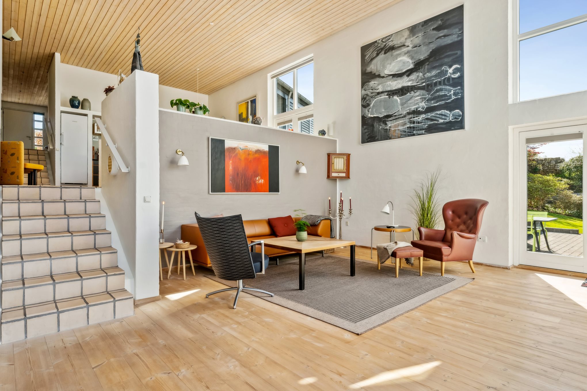 Fremhævet stue billede i fuldskærmstilstand. Billede af Præstemarken 16D, 8960 Randers SØ