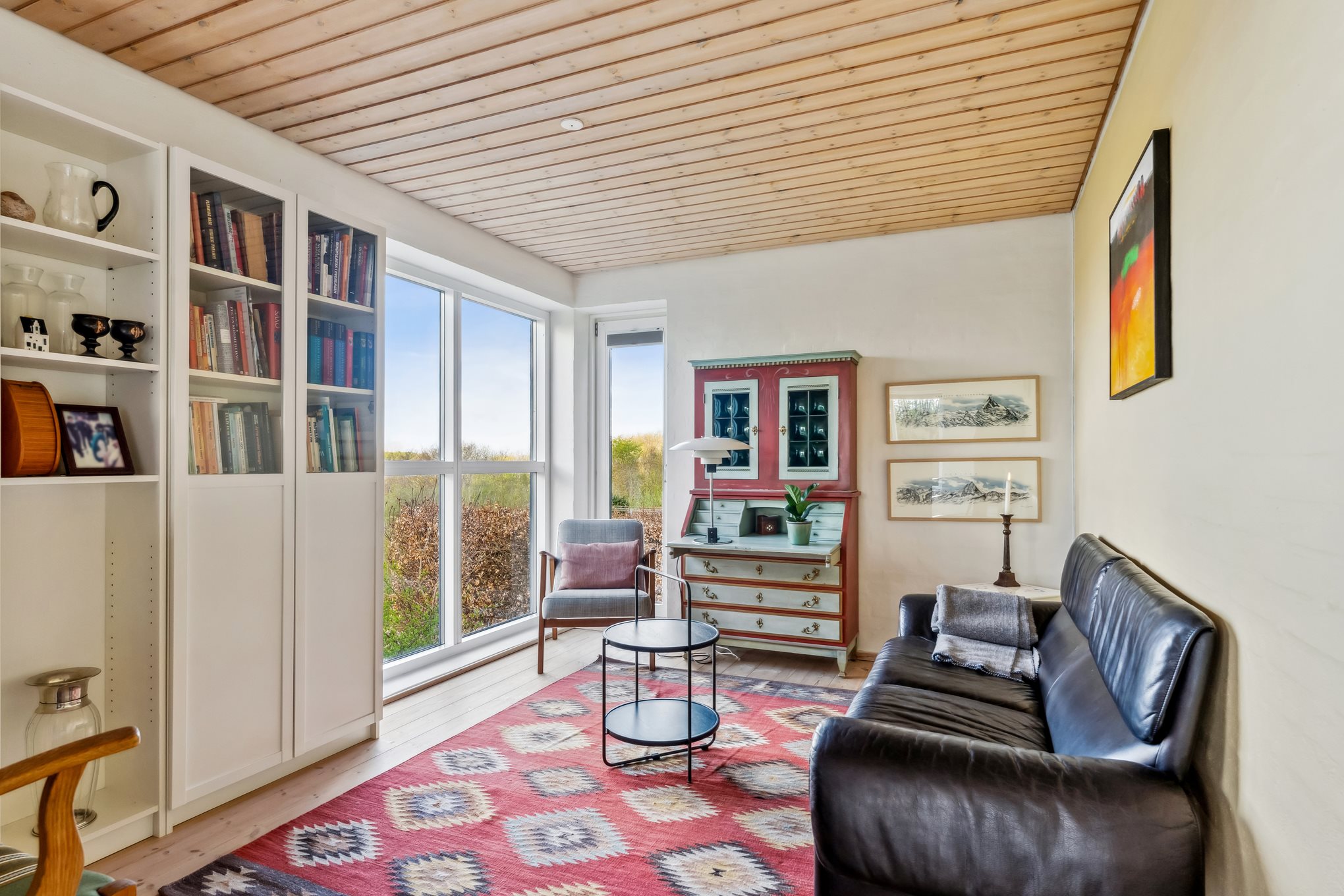 Fremhævet stue billede i fuldskærmstilstand. Billede af Præstemarken 16D, 8960 Randers SØ