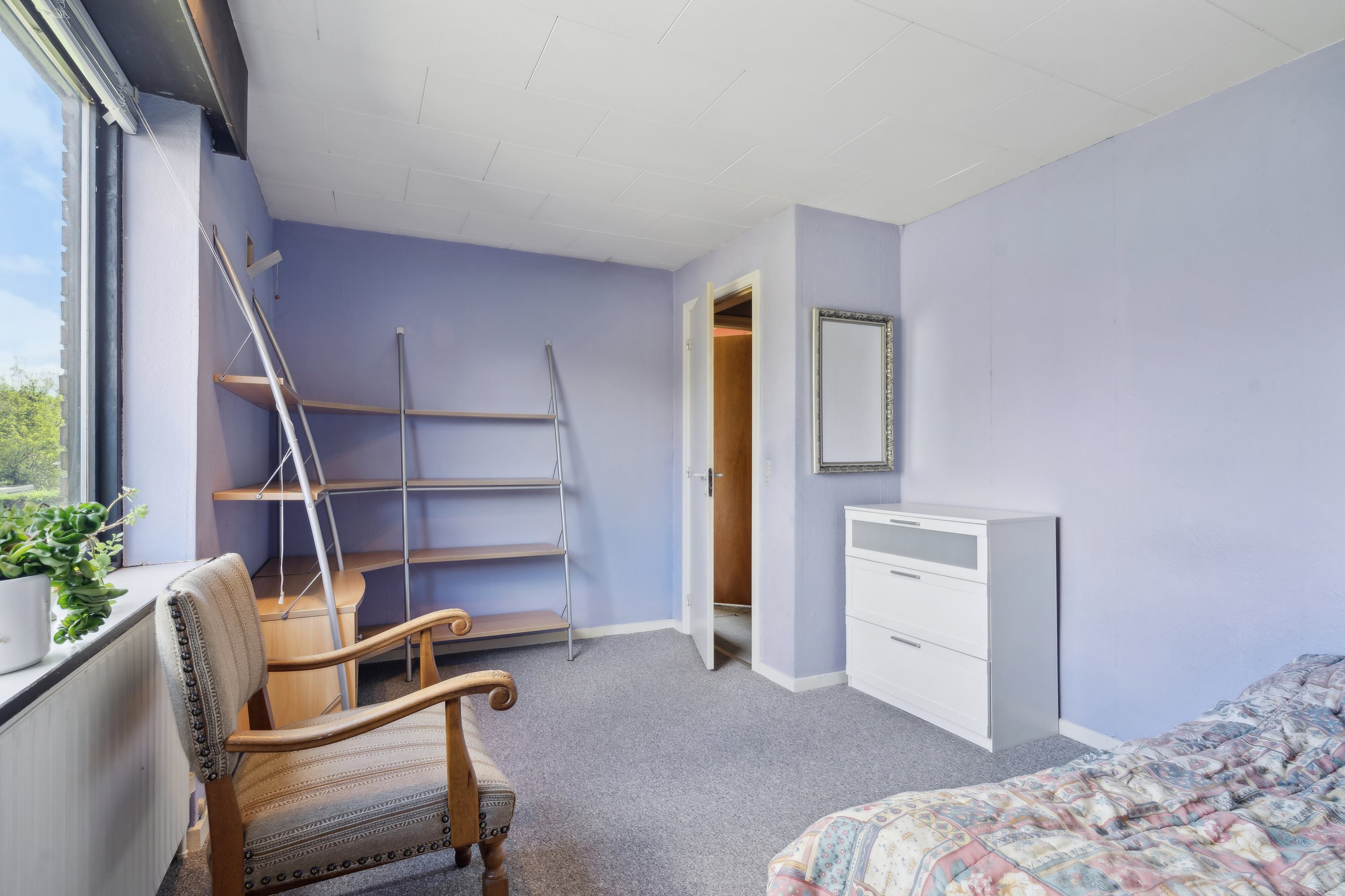 Fremhævet soveværelse billede i fuldskærmstilstand. Billede af Vestervangen 15, 8620 Kjellerup