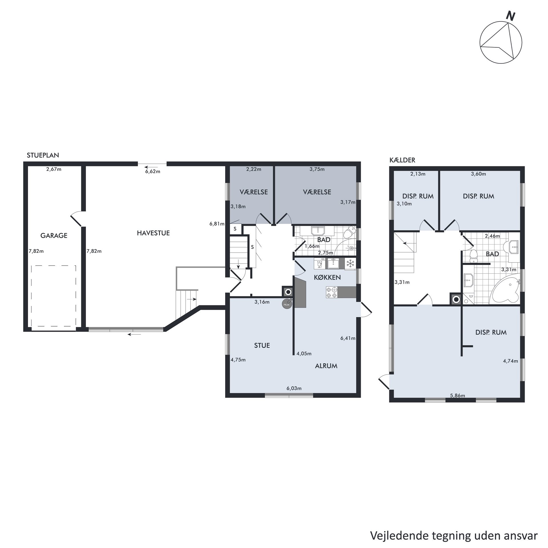 Plantegninger billede af Egå Strandvej 13, 8250 Egå