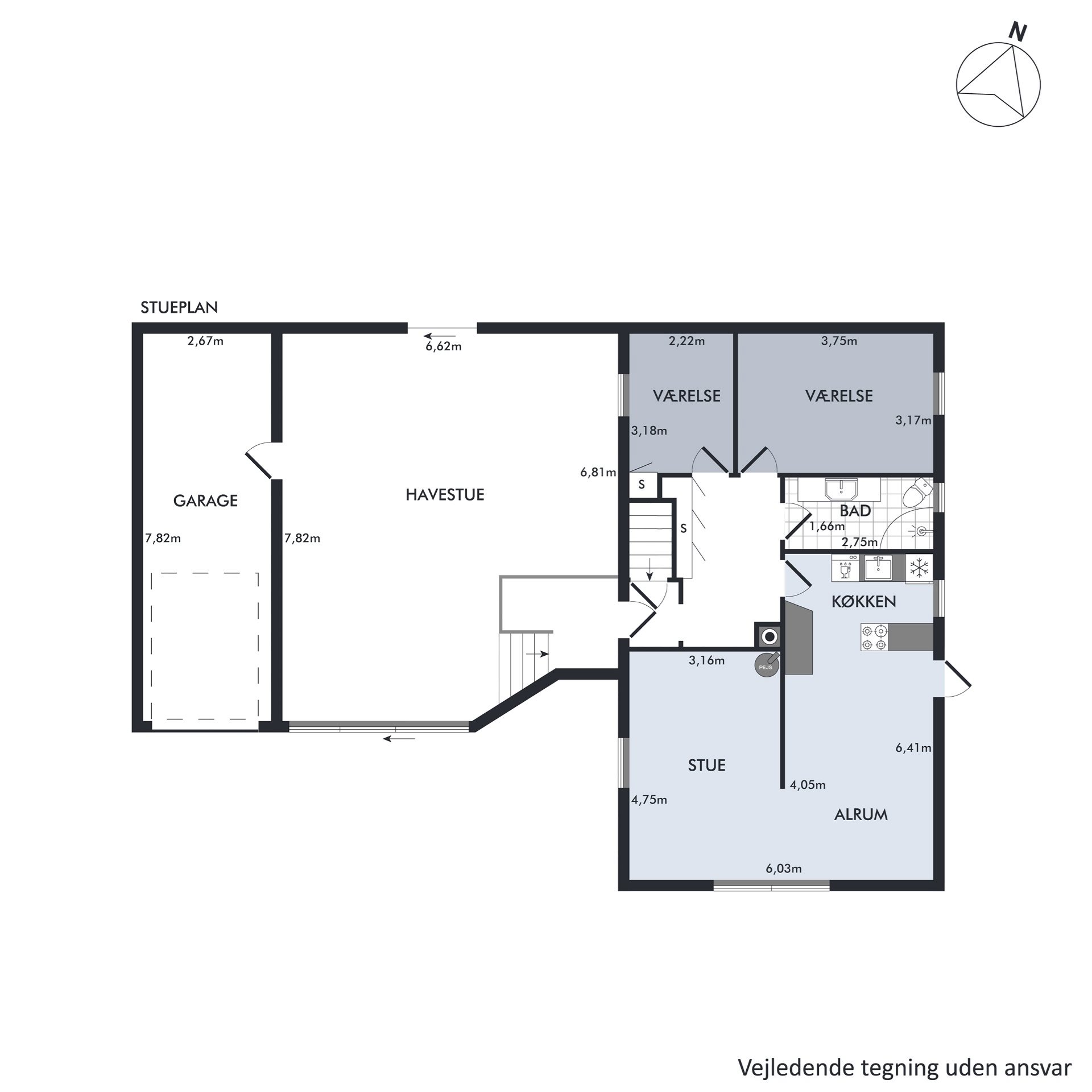 Plantegninger billede af Egå Strandvej 13, 8250 Egå