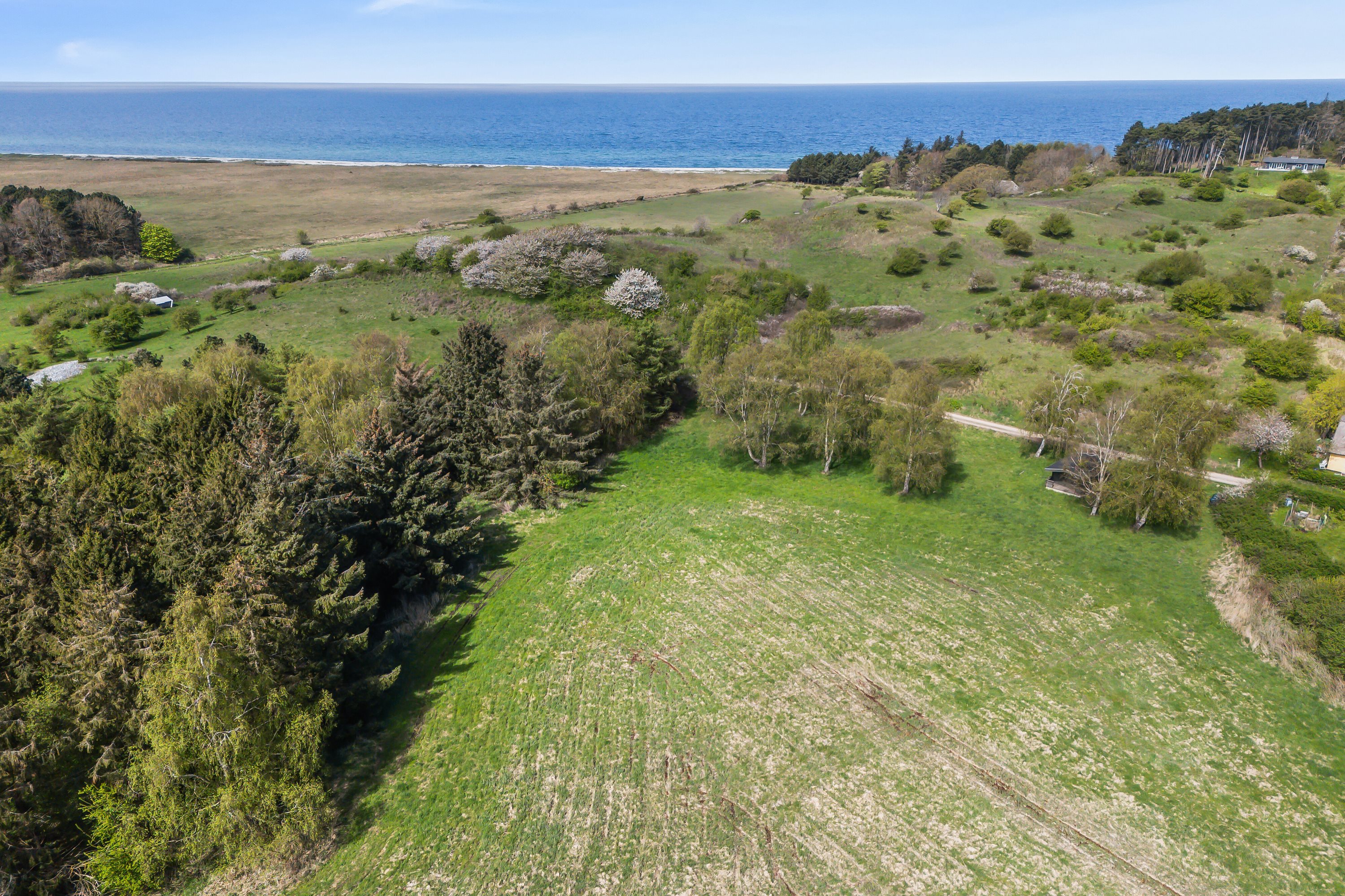 Miniaturebillede 2: luftfoto. Billede af Skovløbervej 29, Klint, 4500 Nykøbing Sj