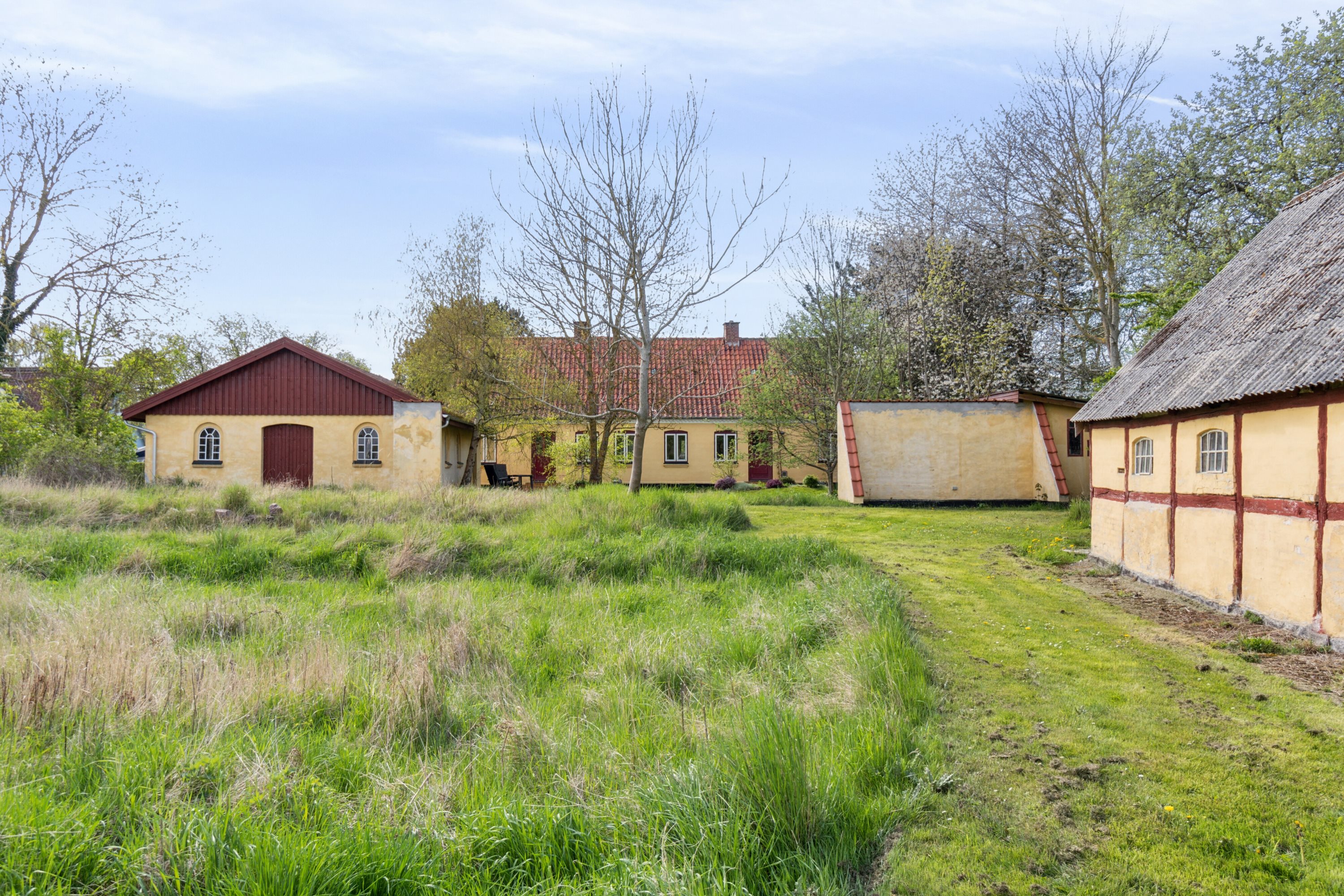 Fremhævet set fra haven billede i fuldskærmstilstand. Billede af Hesselbyvej 23A, 4230 Skælskør